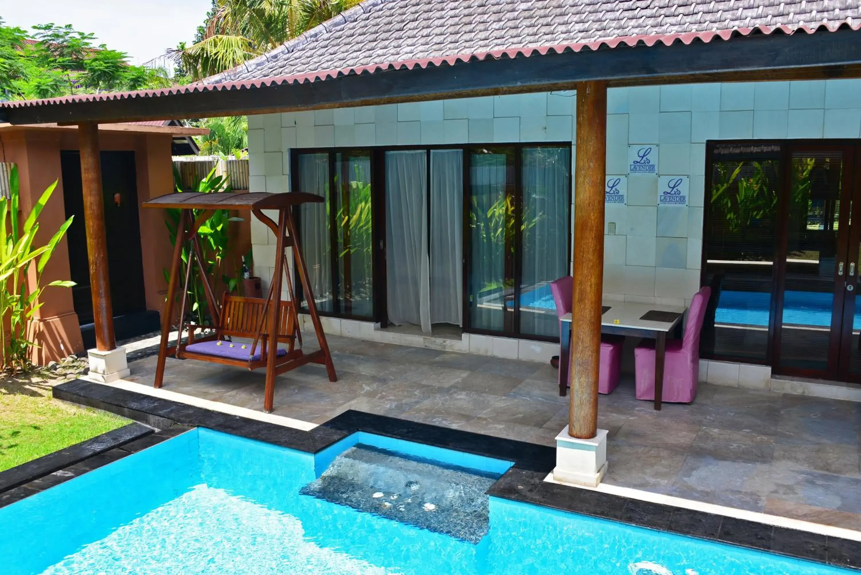 Balcony/Terrace, Swimming Pool in Lavender Villa & Spa