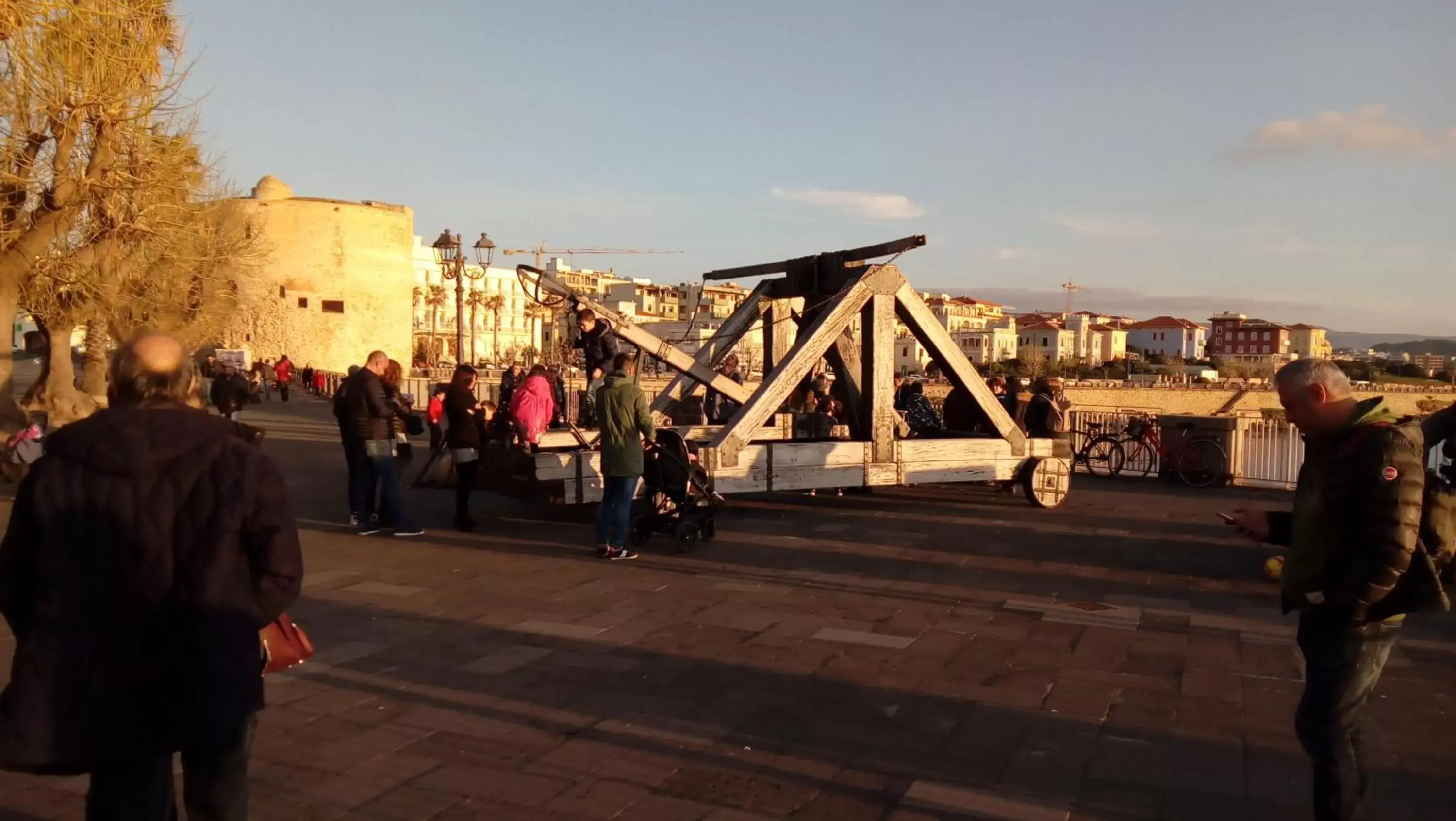 Evening entertainment in Alghero in bicicletta