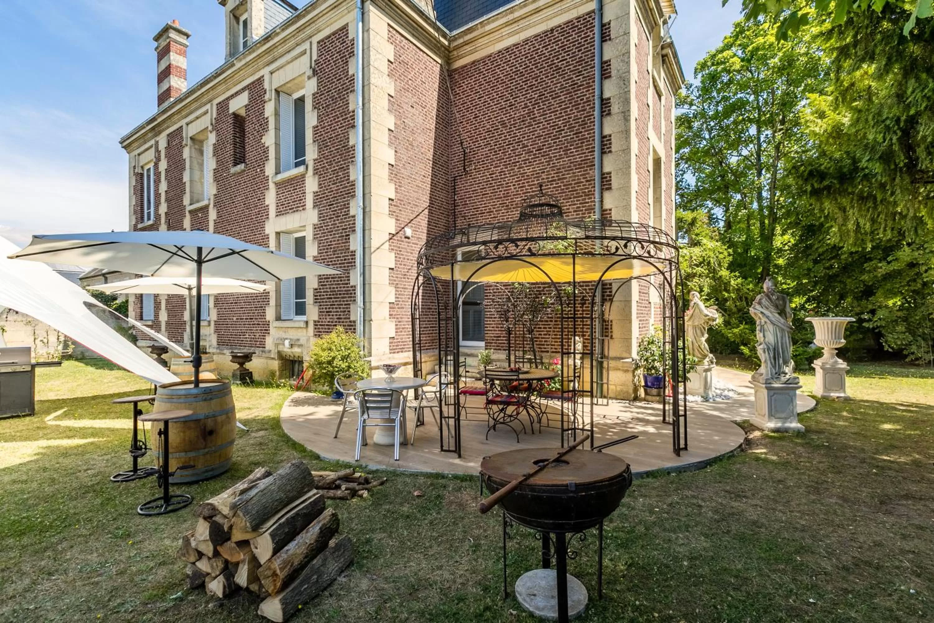 Garden view in Casa La Palma Le 48