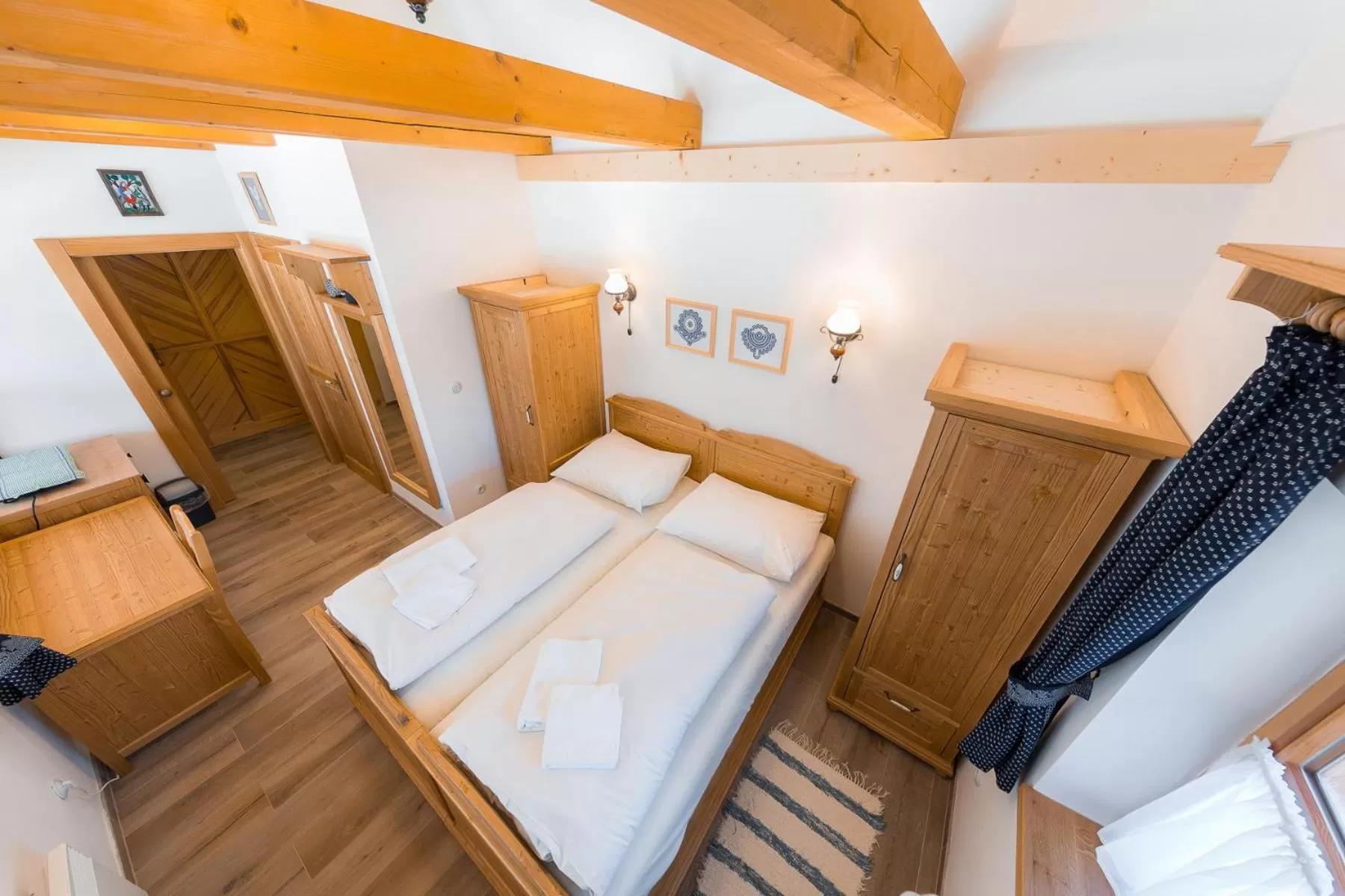 Bed in Valašské chalupy Resort