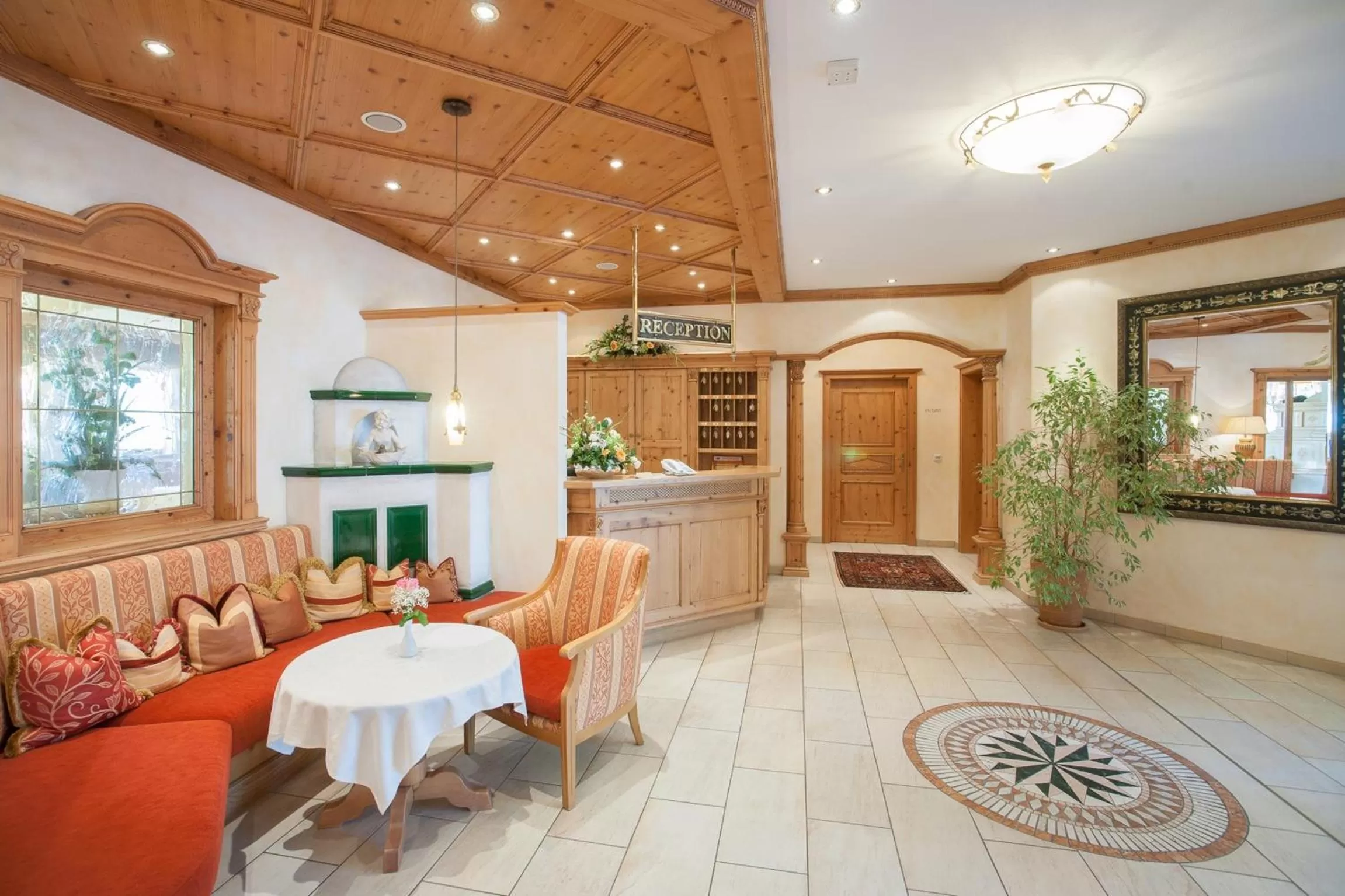 Lobby or reception in Landhaus Grünau