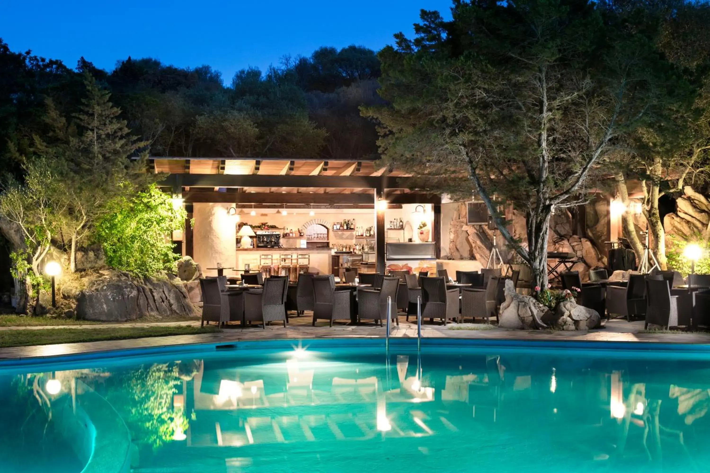 Swimming Pool in Hotel Rocce Sarde