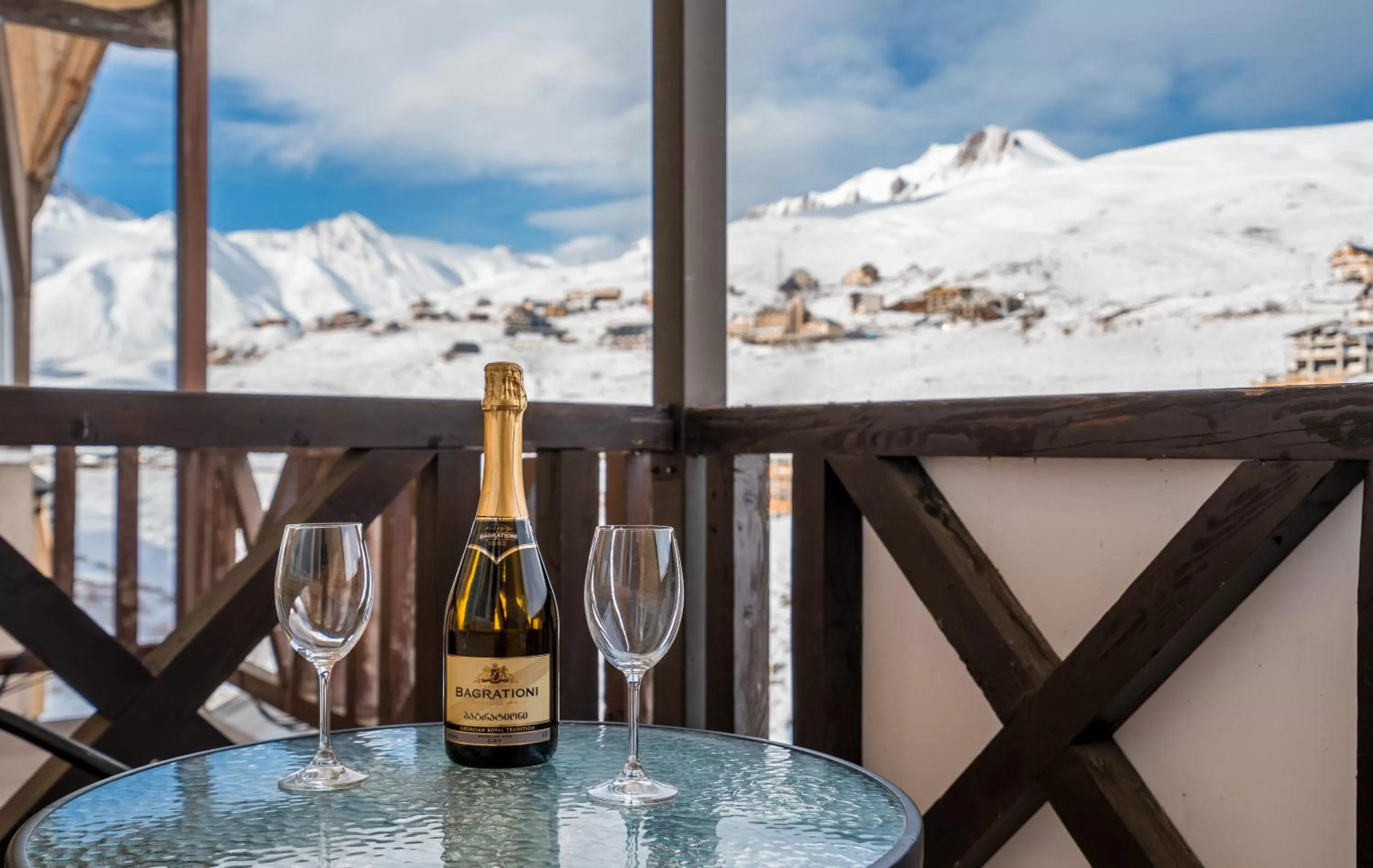 Balcony/Terrace in 2-room Apartment NFT Gudauri Penta 503