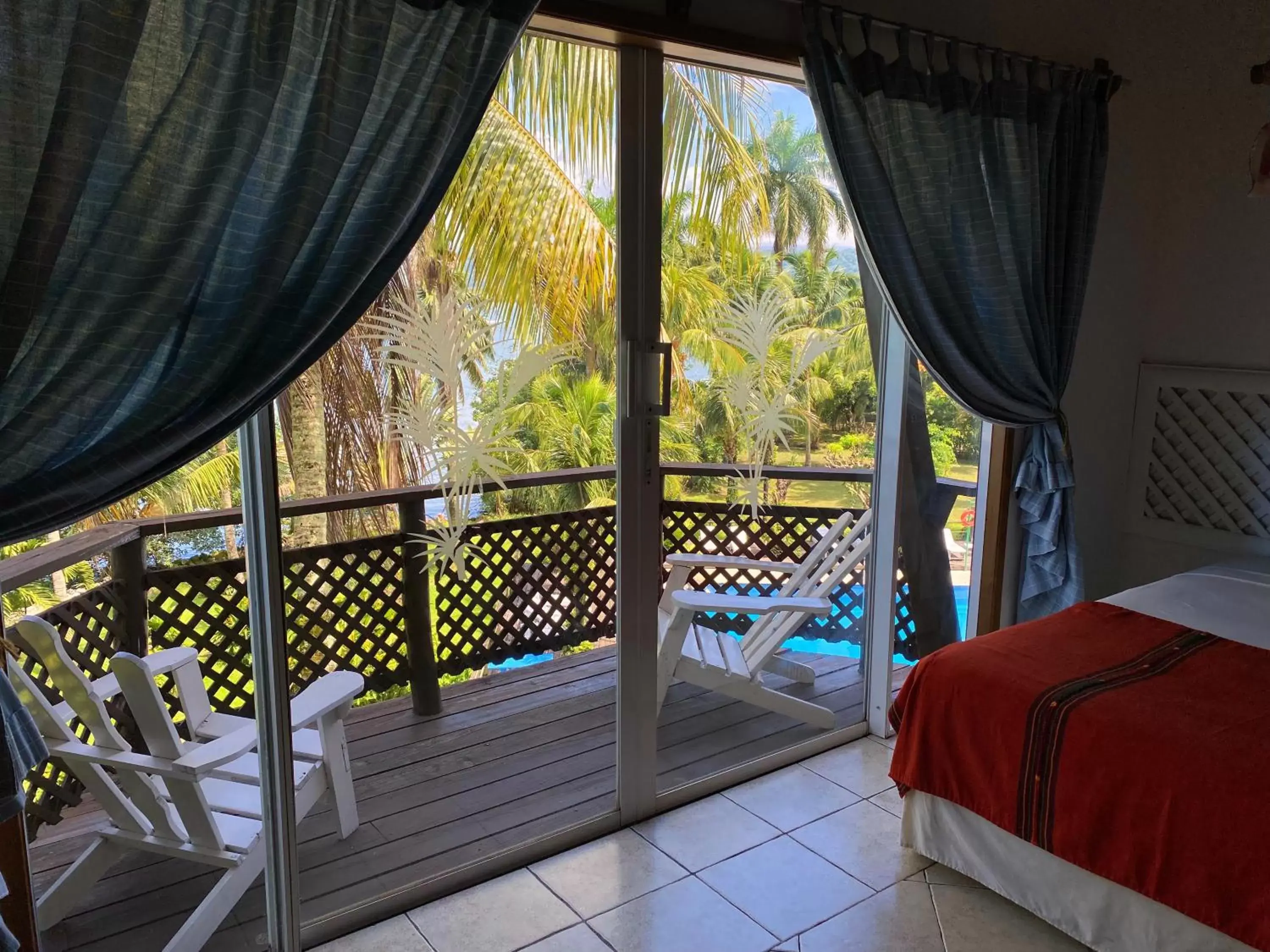 Balcony/Terrace in Villa Caribe