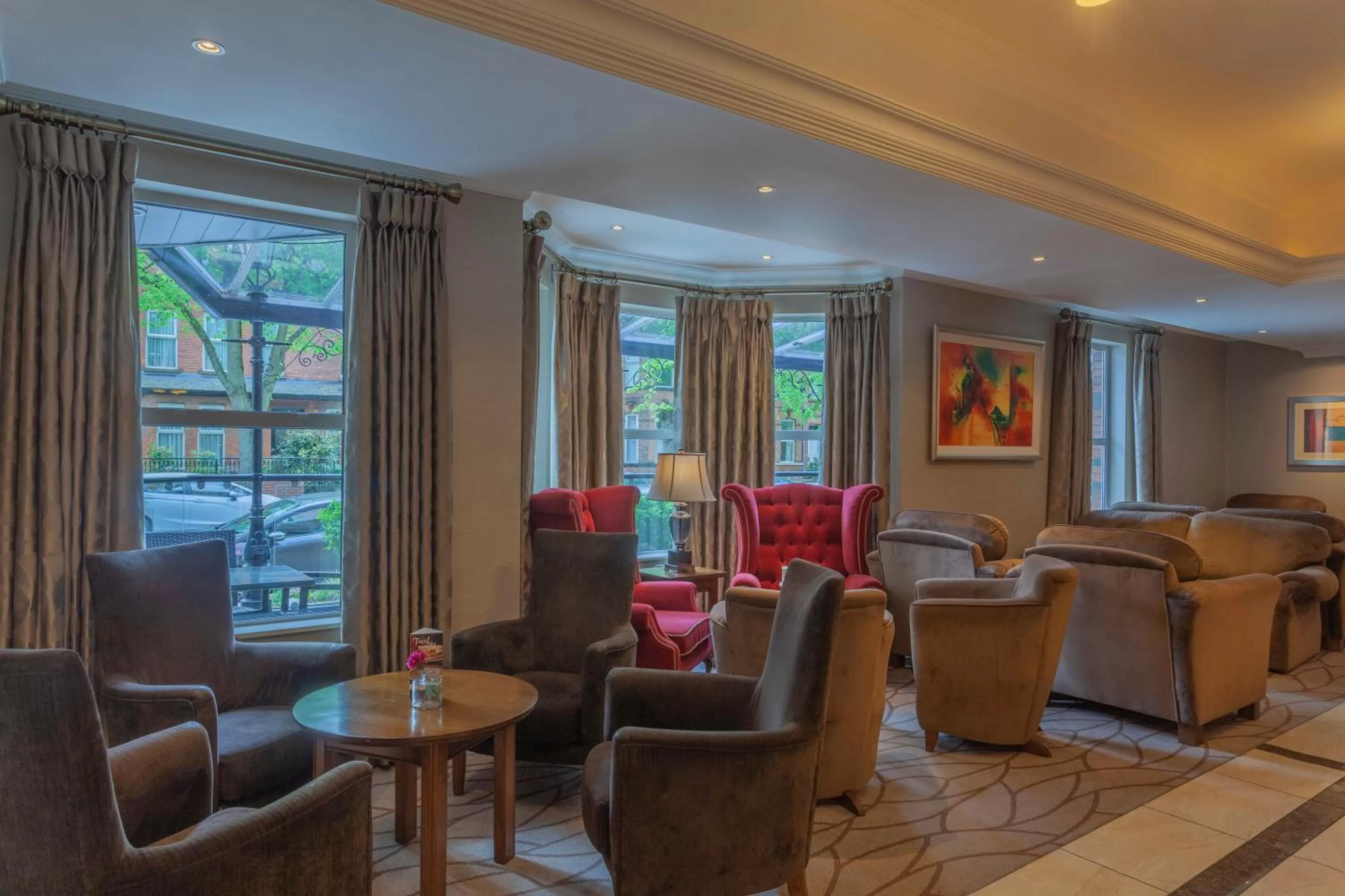 Lobby or reception in The Malone Hotel