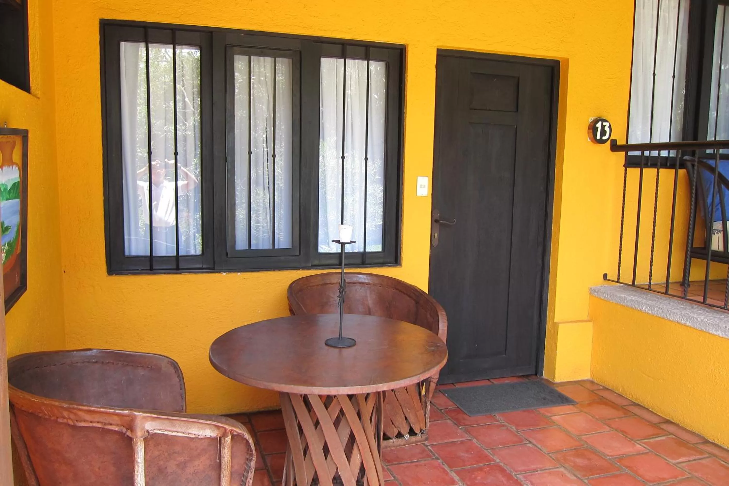 Patio in Hotel Toliman