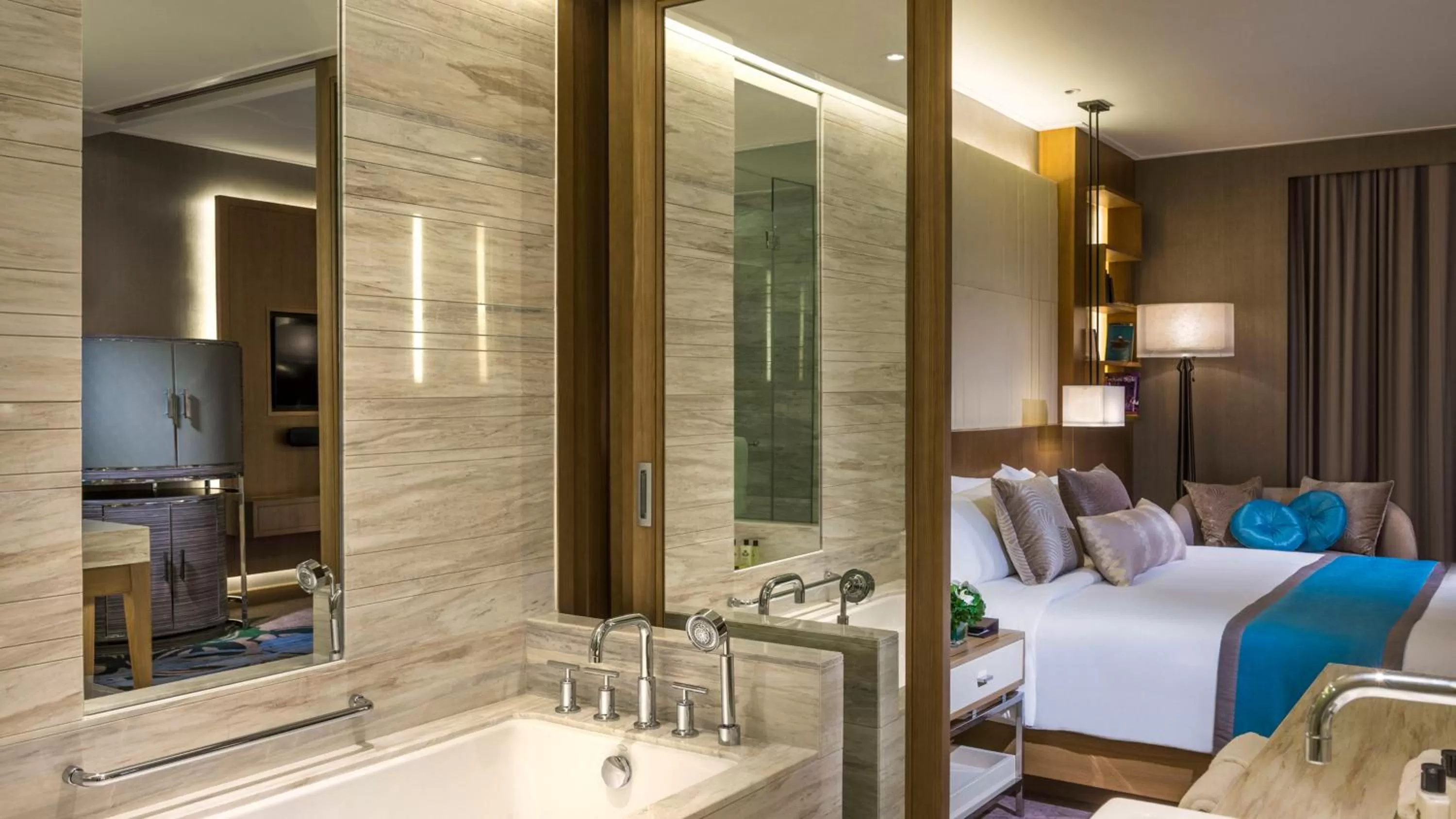 Bathroom, Bed in InterContinental Nha Trang by IHG