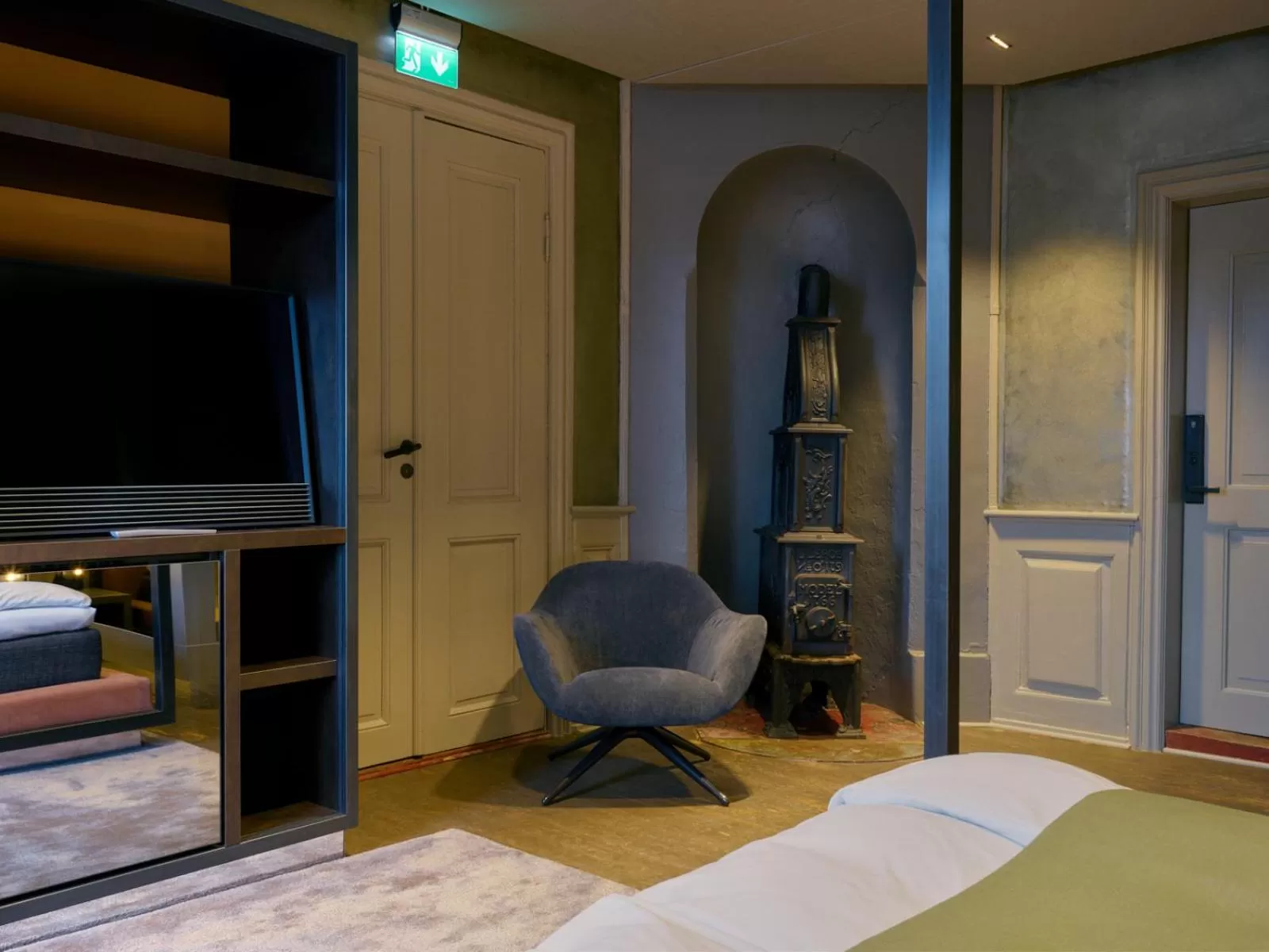 Seating area in Tollboden Hotell - Unike Hoteller