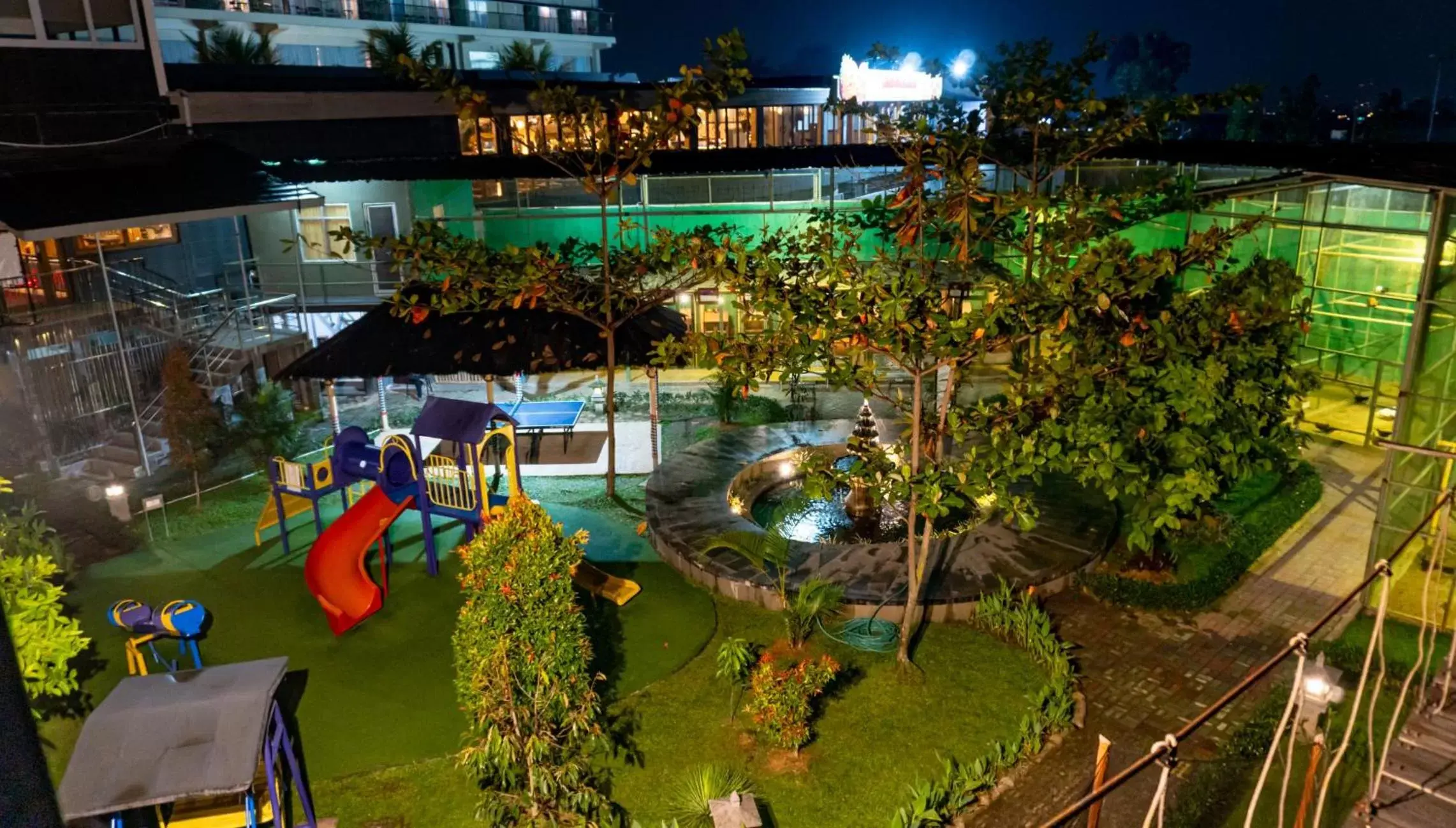 Children play ground, Pool View in Grand Sunshine Resort & Convention