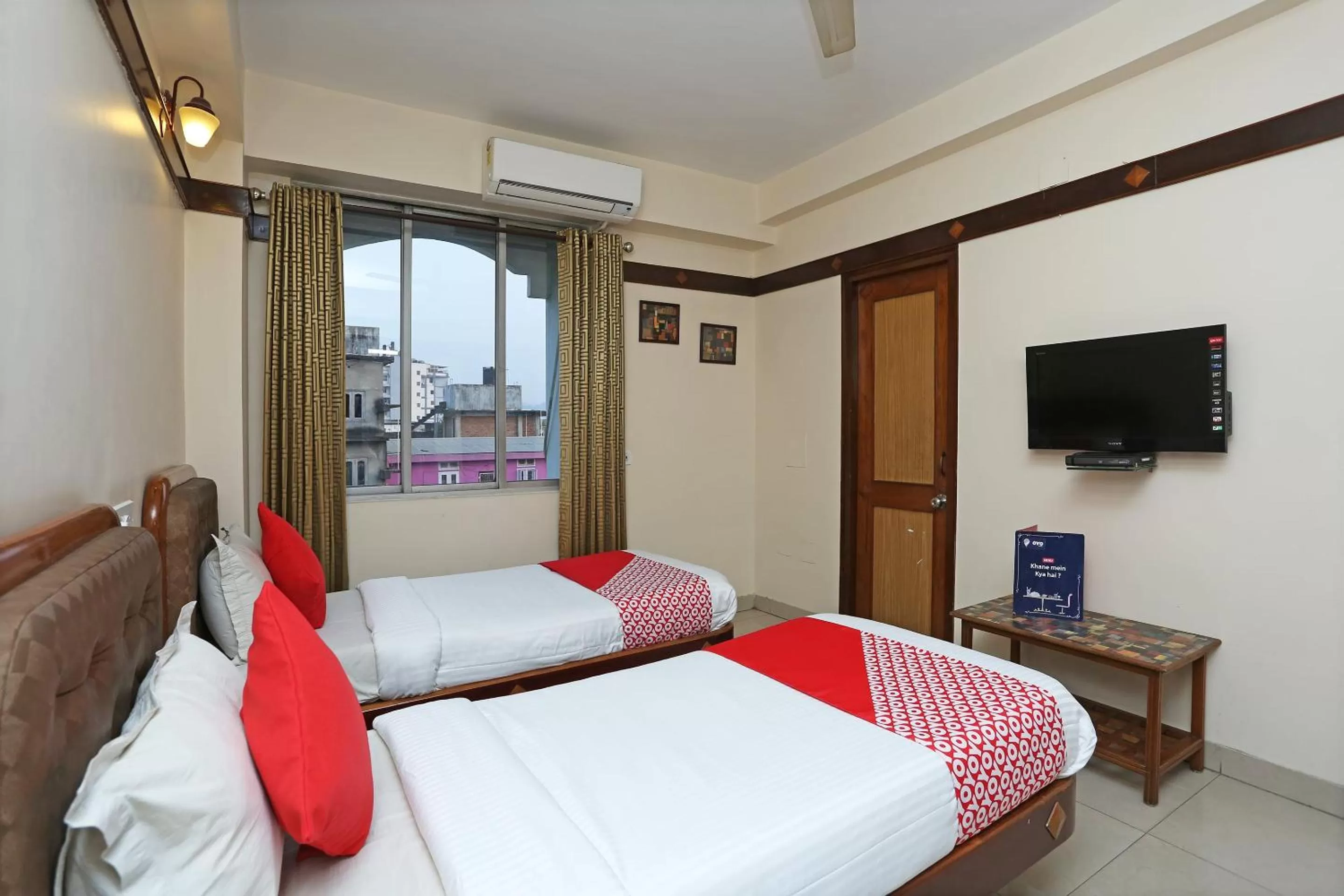 Bed in Hotel Amrit Regency