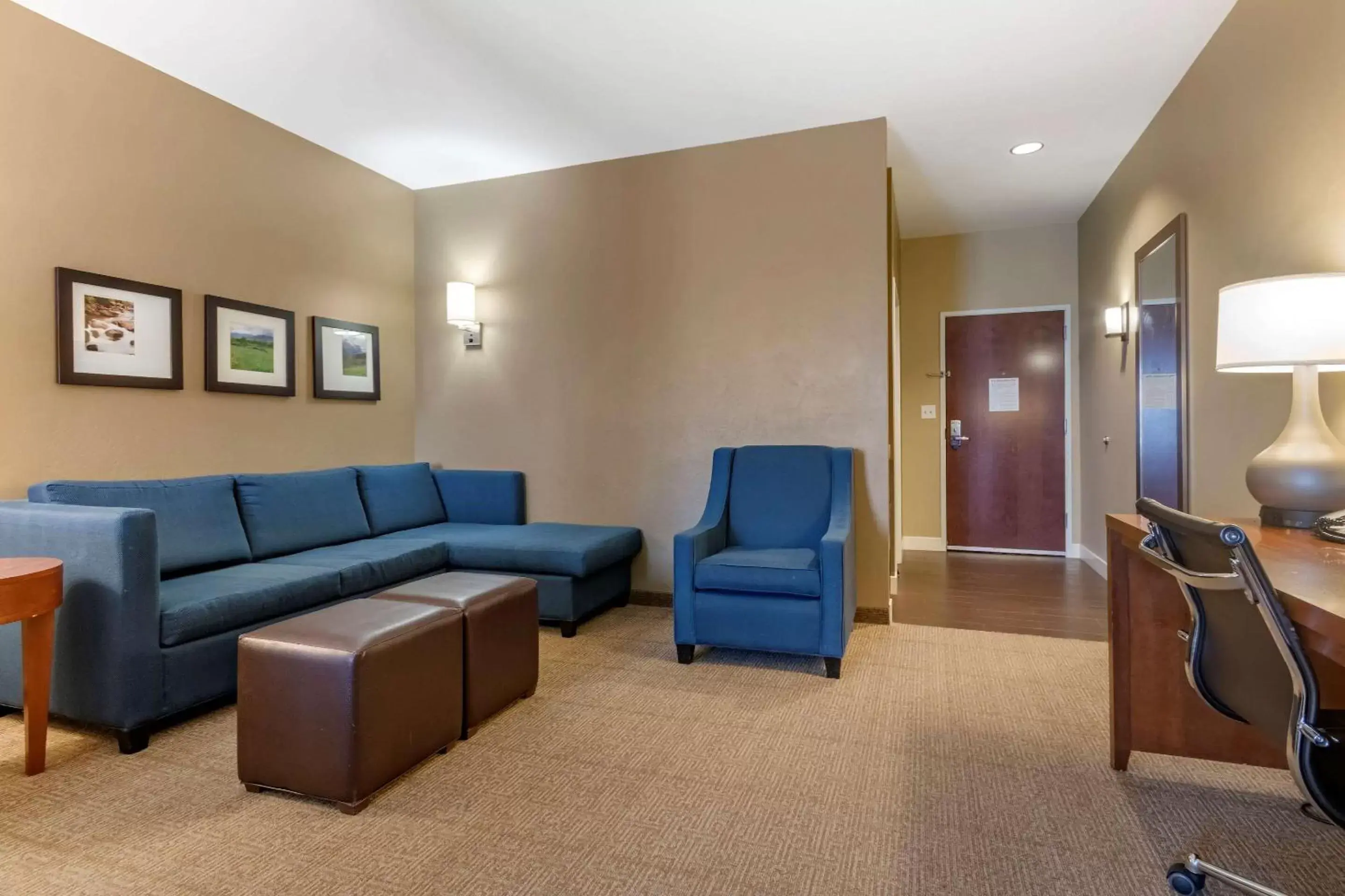 Photo of the whole room, Seating Area in Comfort Suites Airport-University