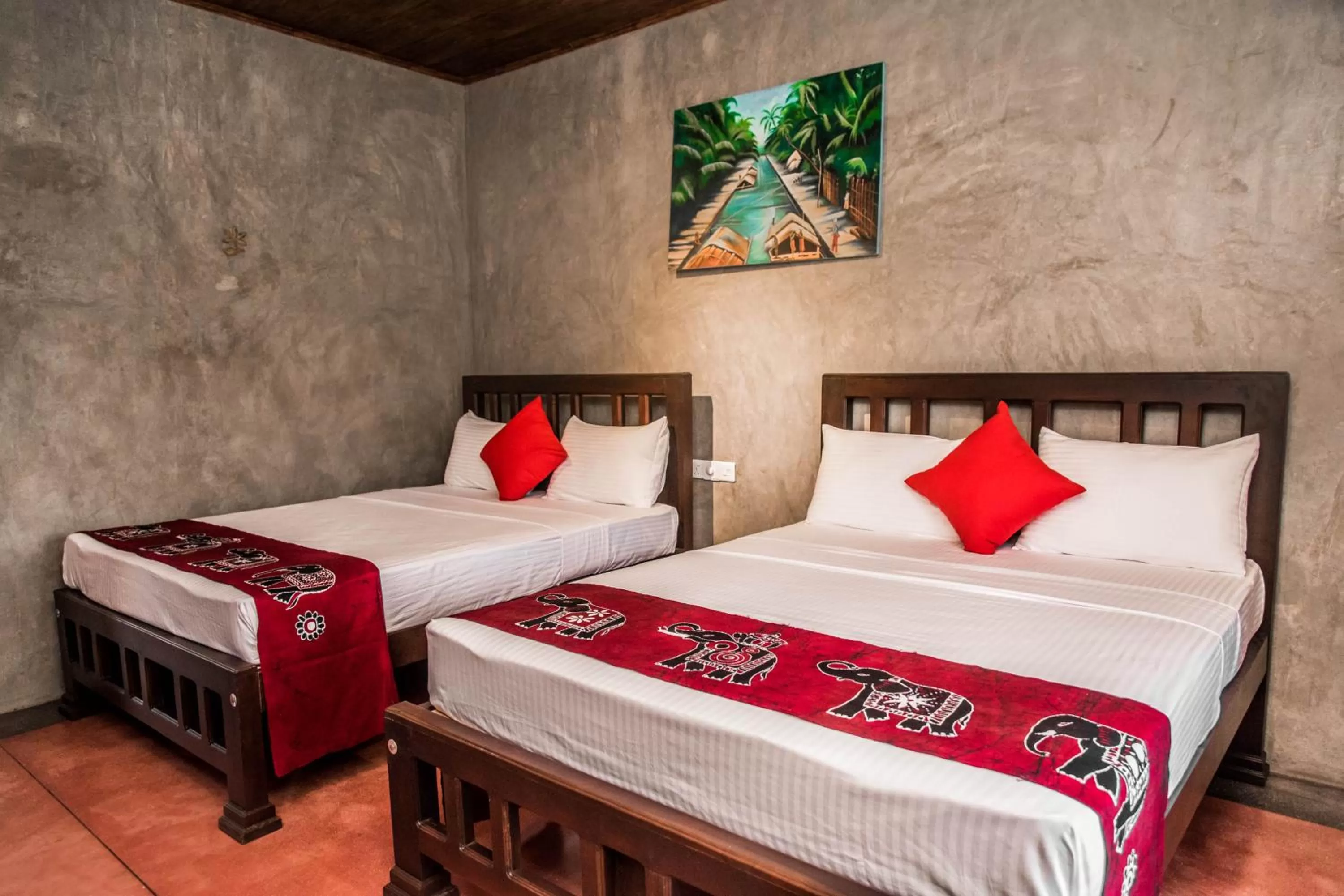 Bed in Negombo Boutique Villa