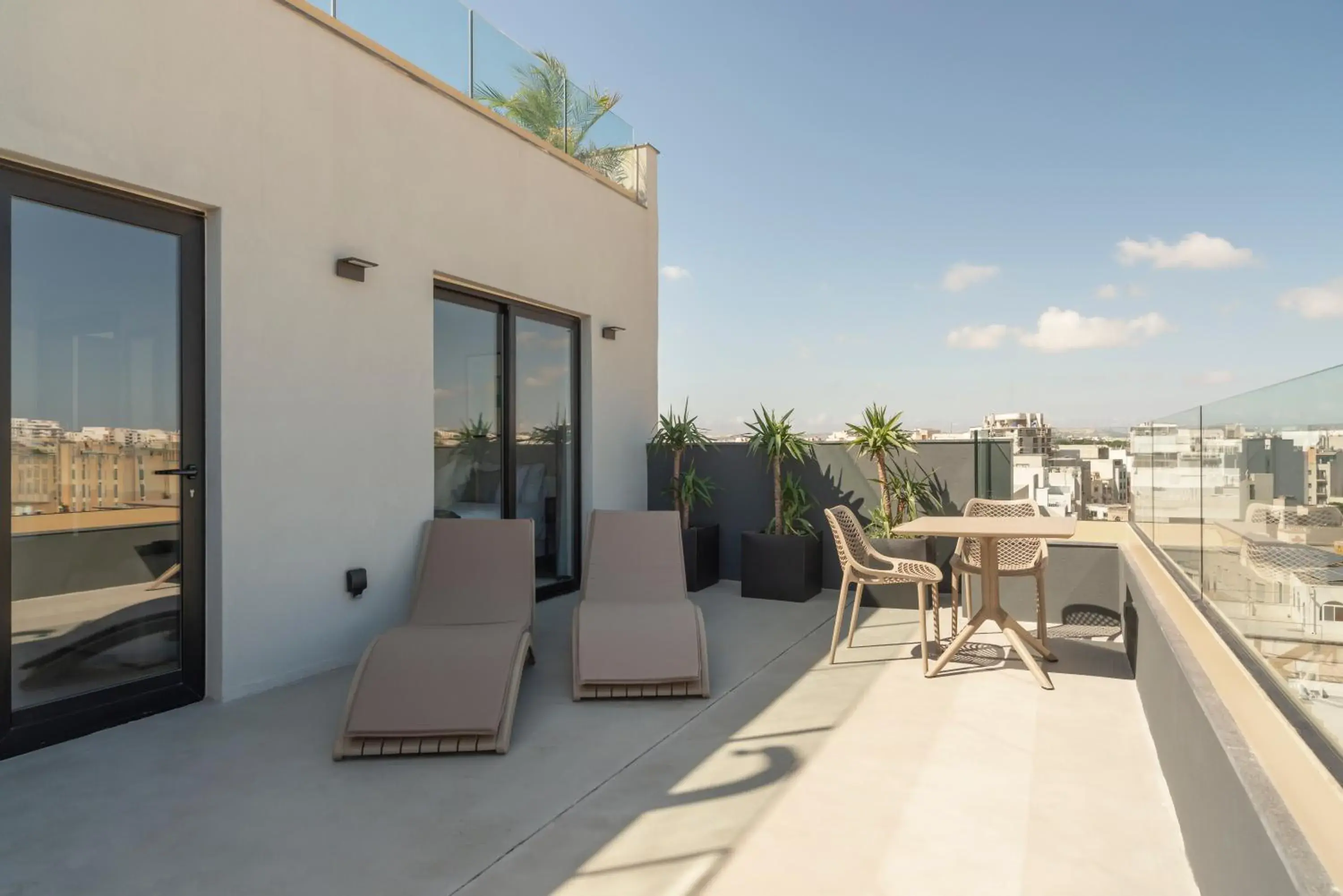 Balcony/Terrace in Aparthotel Adagio Malta Central