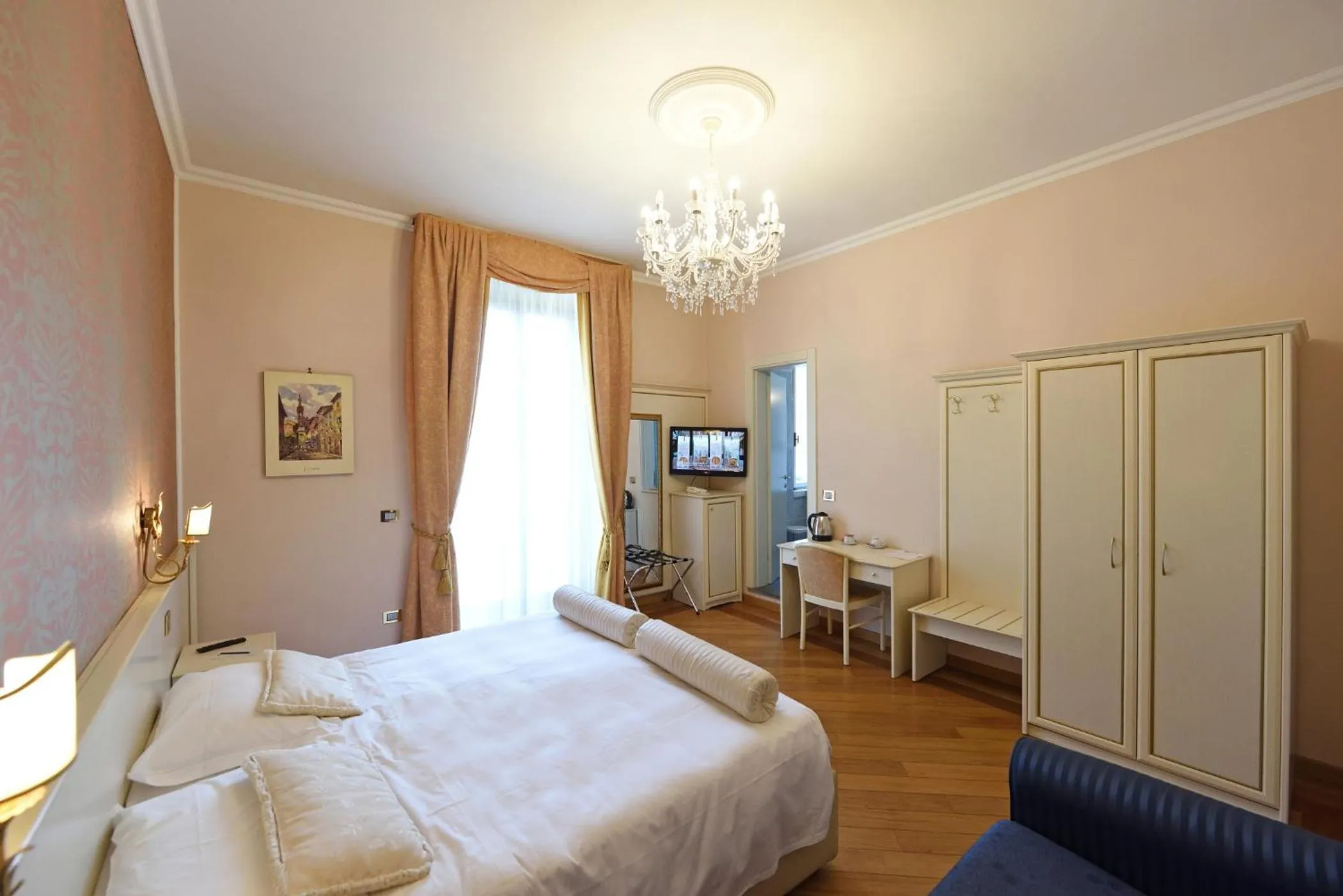 Bed in Relais La Corte di Cloris