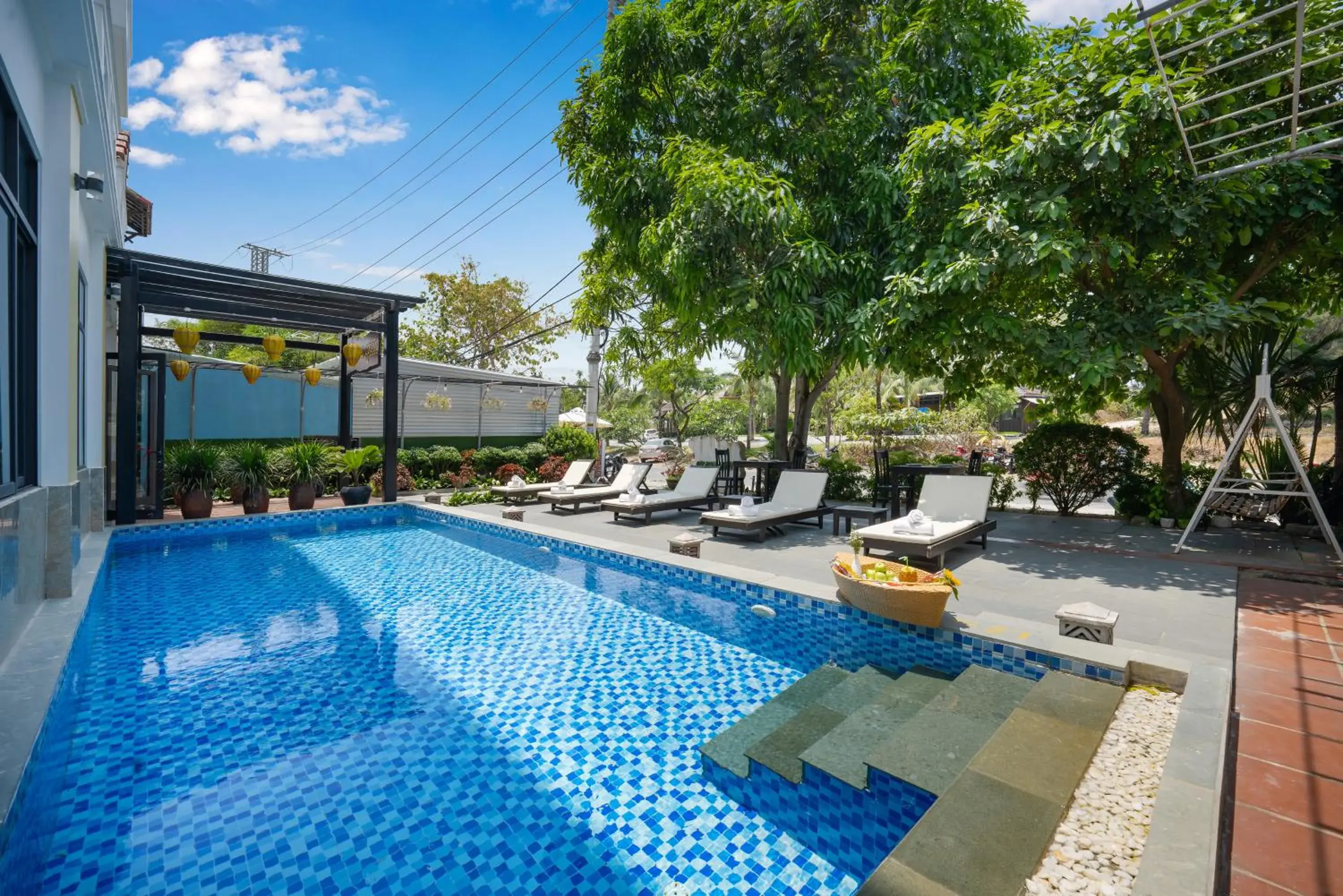 Patio, Swimming Pool in Viet Long Hoi An Beach Hotel