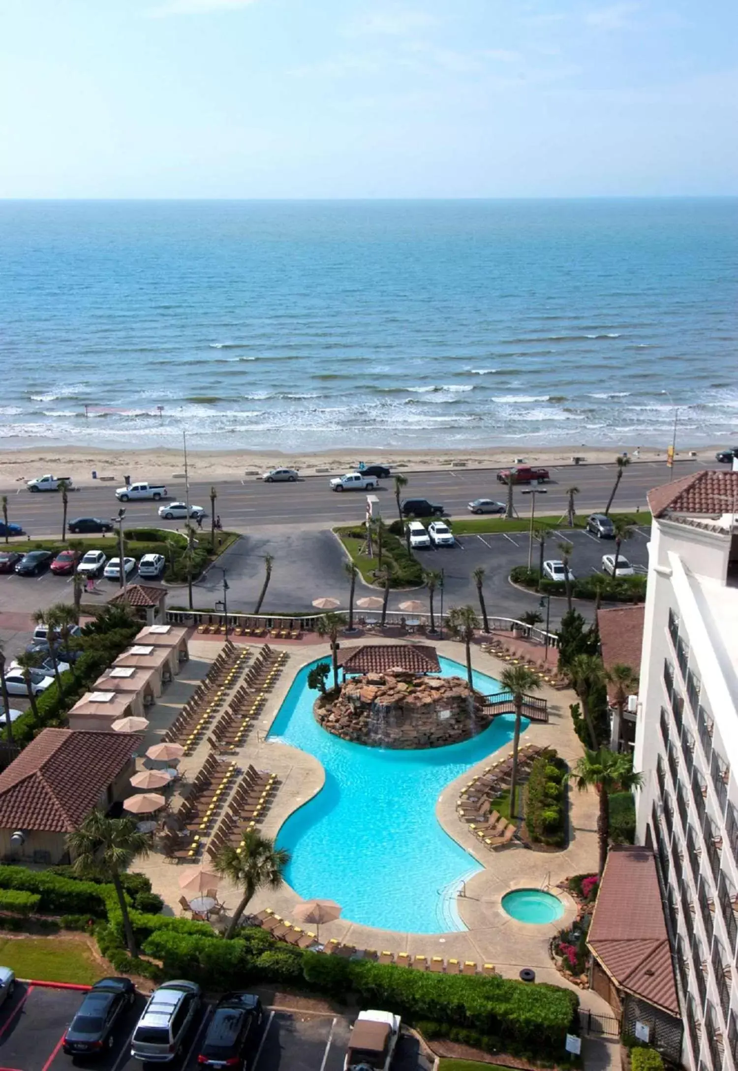 Pool View in Hilton Galveston Island Resort