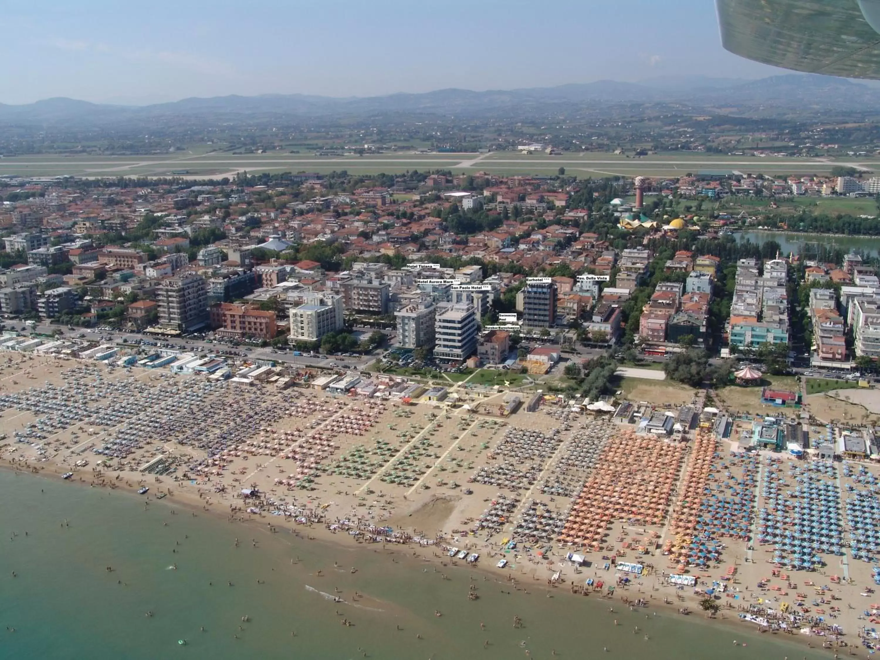 Bird's eye view, Bird's-eye View in Hotel San Paolo