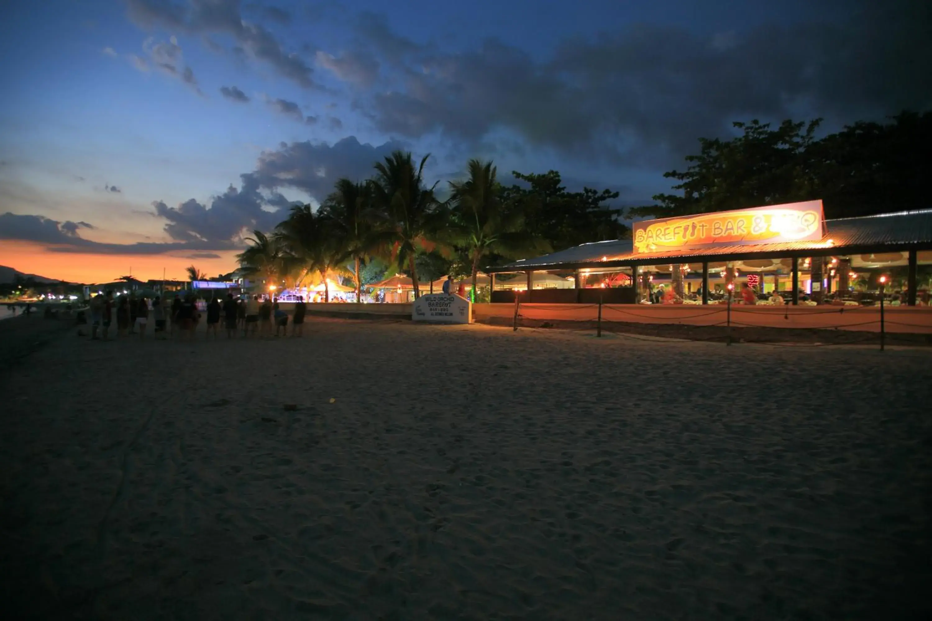 Property building, Beach in Wild Orchid Beach Resort