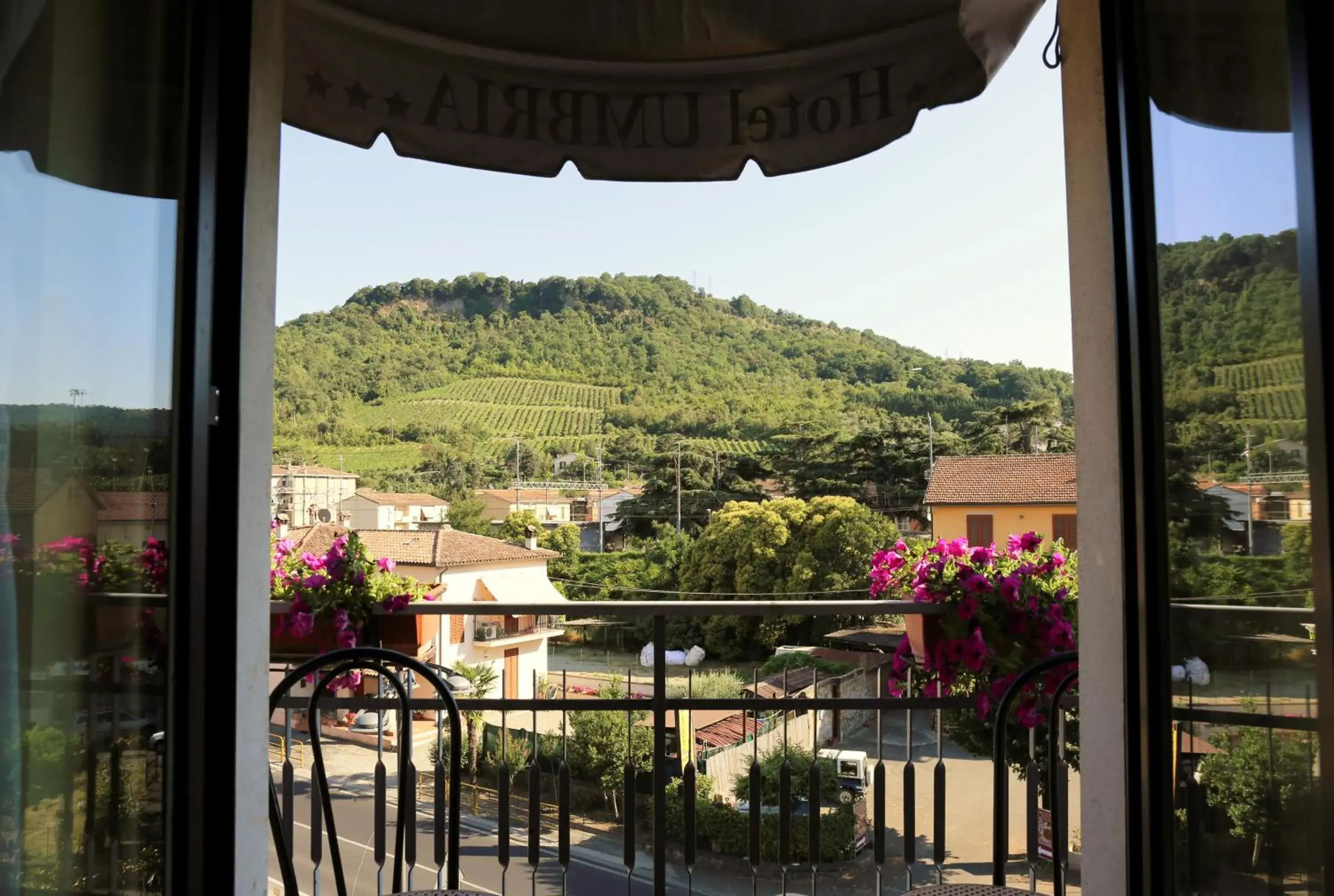 Balcony/Terrace in Hotel Ristorante Umbria