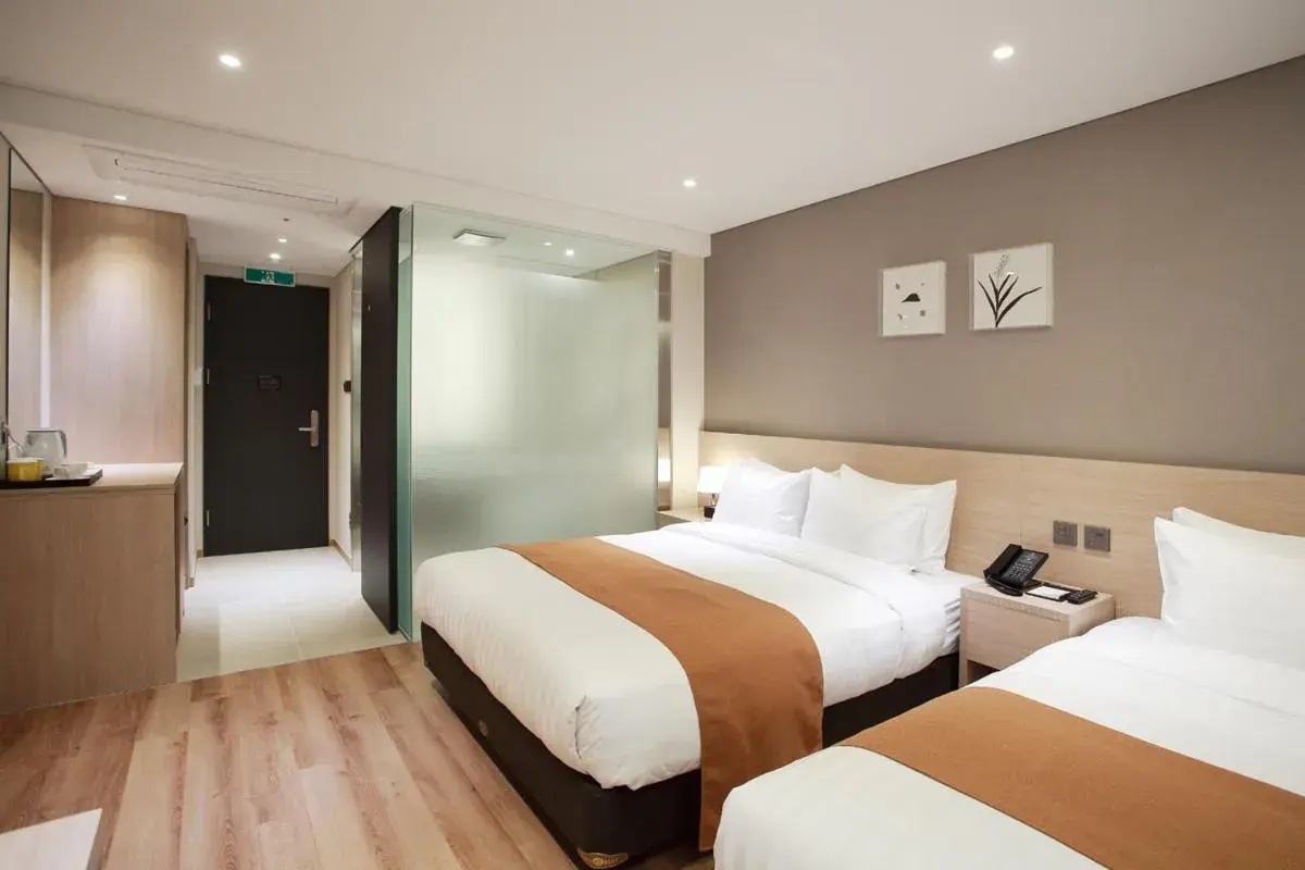 Bed in Gangneung City Hotel Bed in Gangneung City Hotel