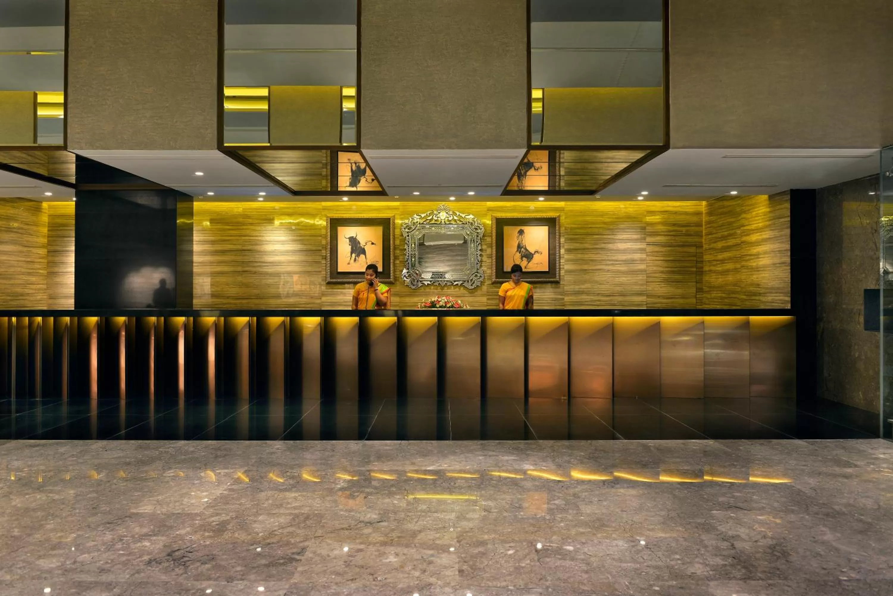 Lobby or reception in The Lalit Great Eastern Kolkata