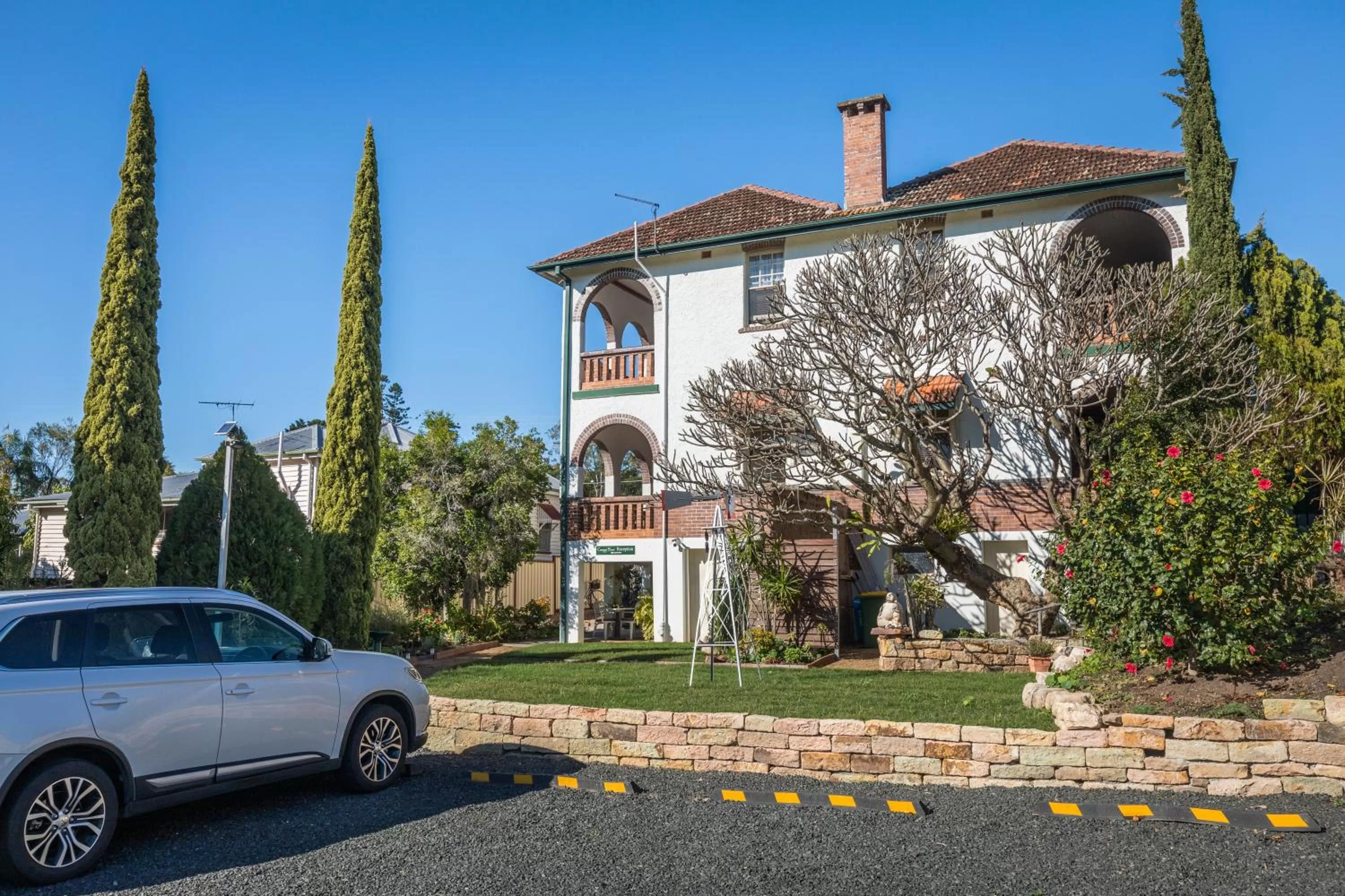 Garden view in Cumquat House