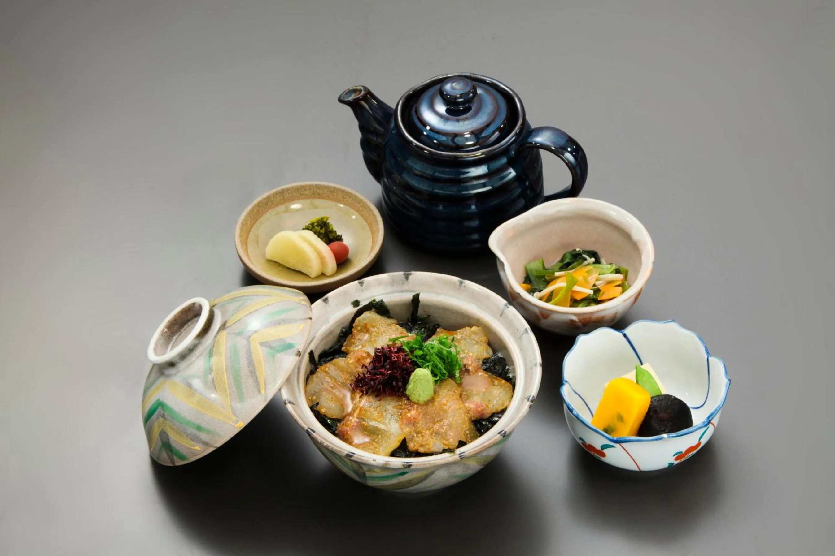 Food close-up in Ryori Ryokan Tsurugata