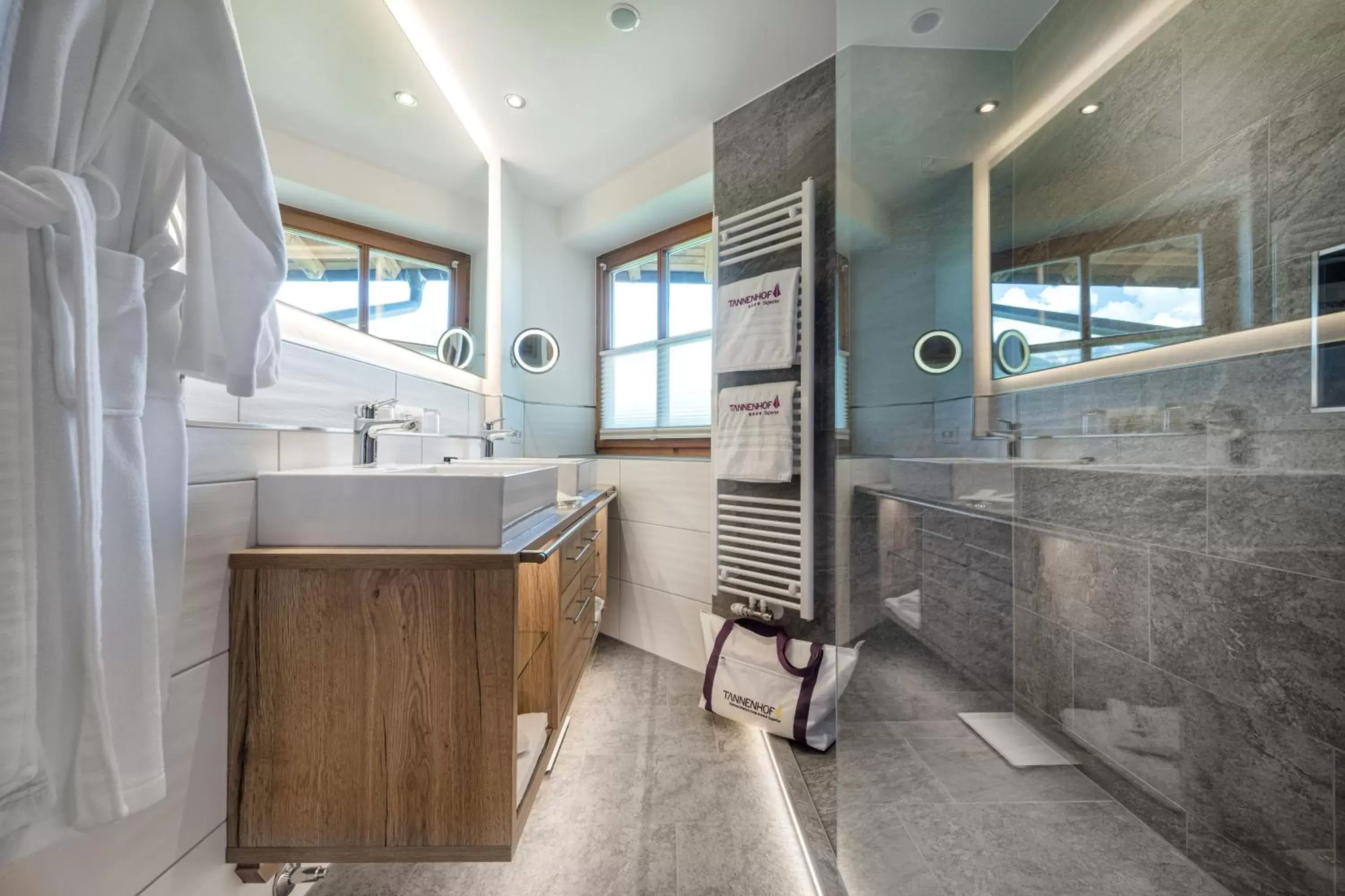 Bathroom in Alpines Lifestyle Hotel Tannenhof