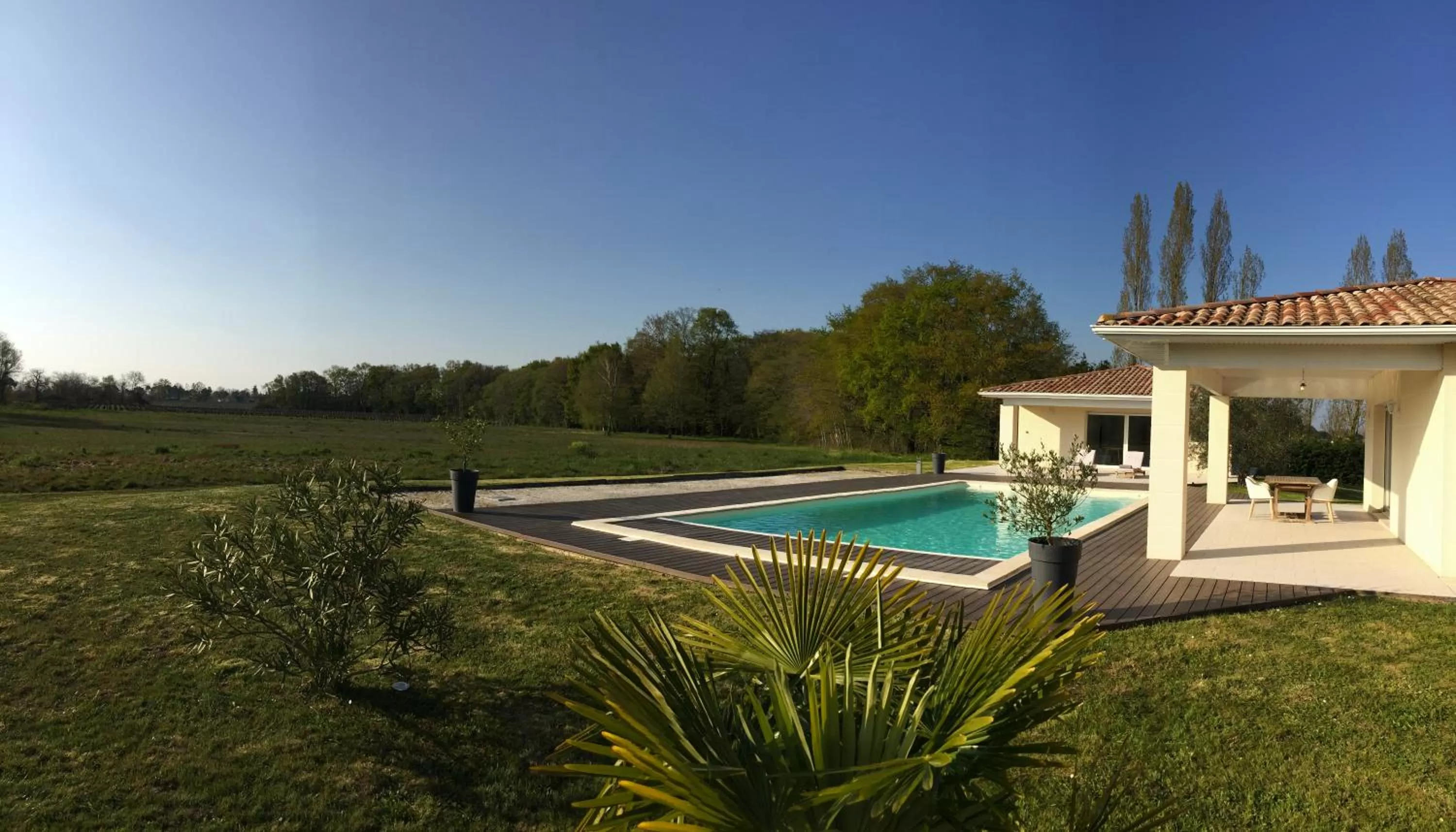 Garden, Swimming Pool in Chambre d'hôtes Ama