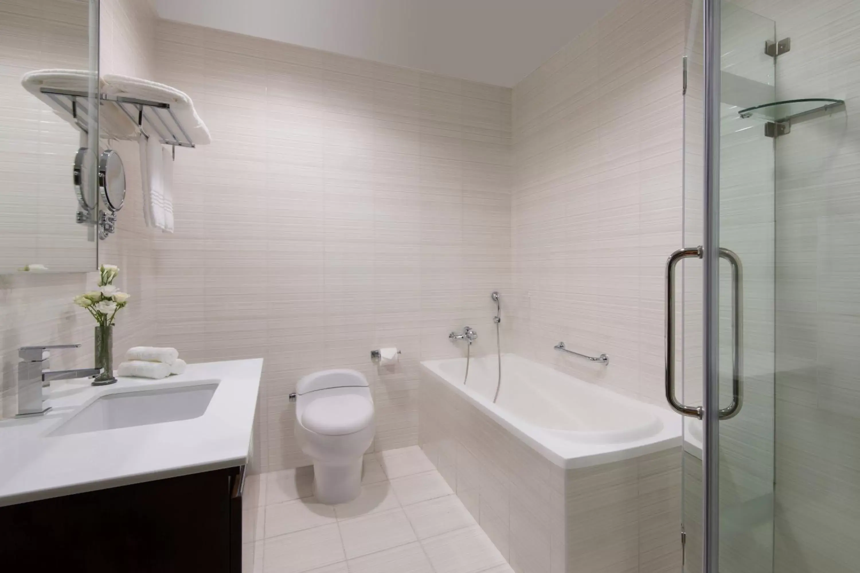 Bathroom in Marriott Executive Apartments City Center Doha