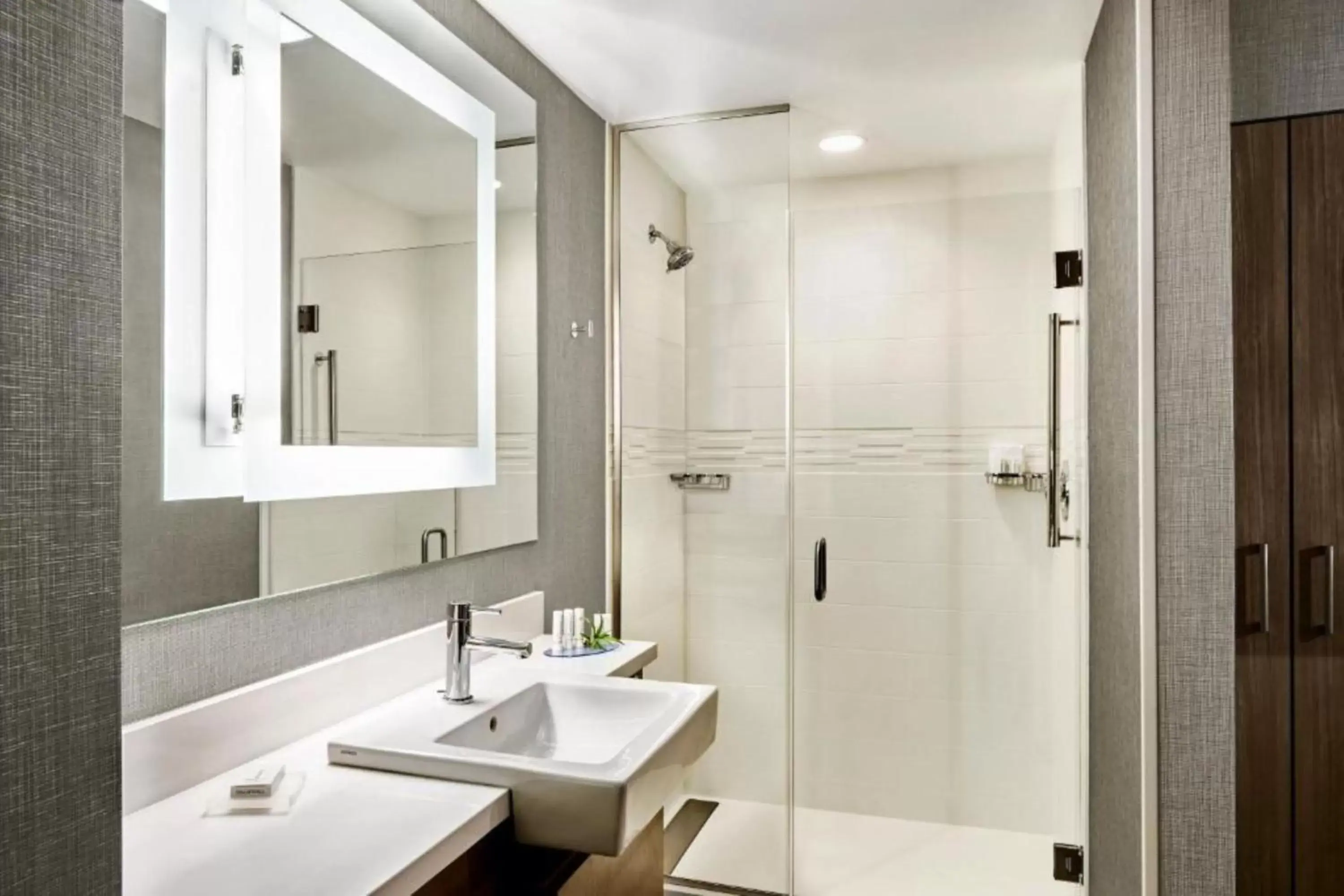 Bathroom in SpringHill Suites by Marriott Oklahoma City Midwest City Del City