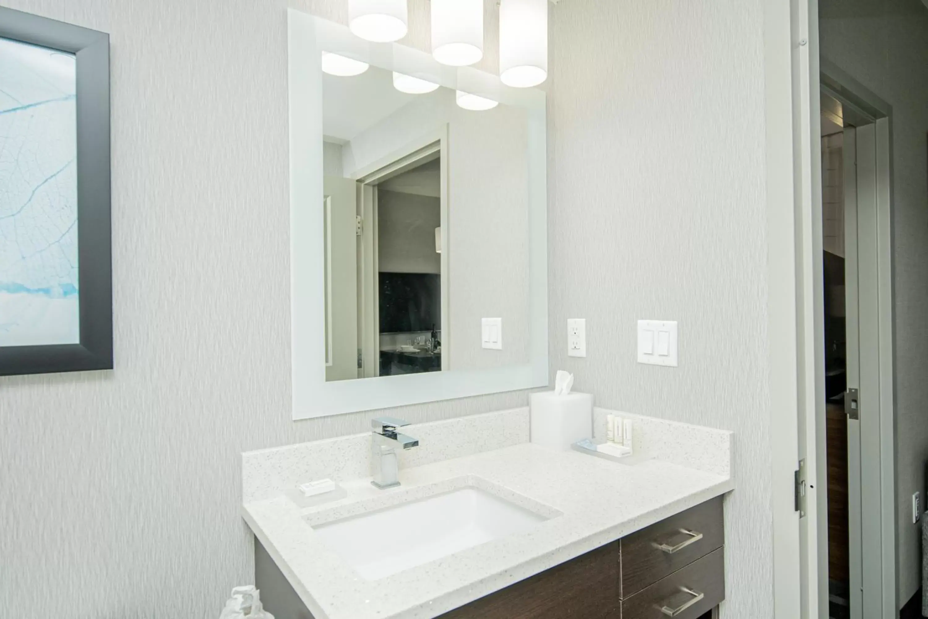 Bathroom in TownePlace Suites by Marriott Brantford and Conference Centre