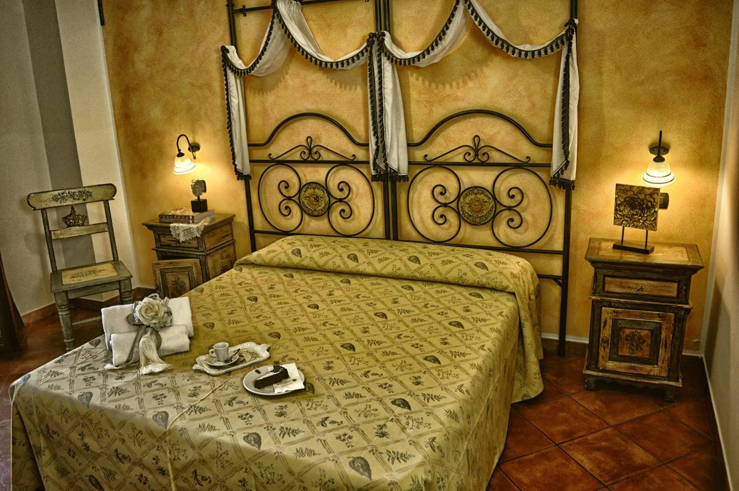 Bed in Hotel Victoria