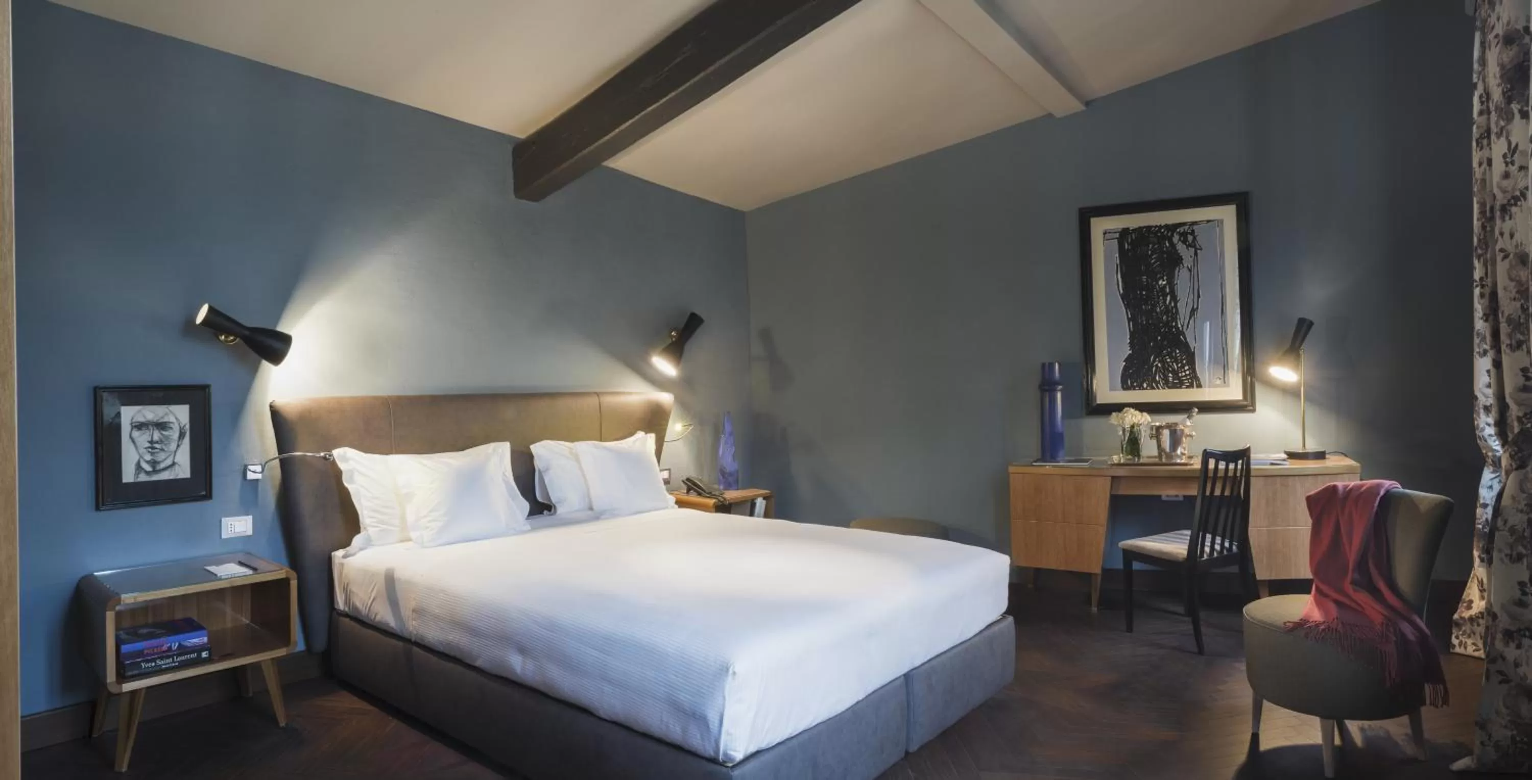 Bedroom, Bed in Hotel Garibaldi Blu - WTB Hotels