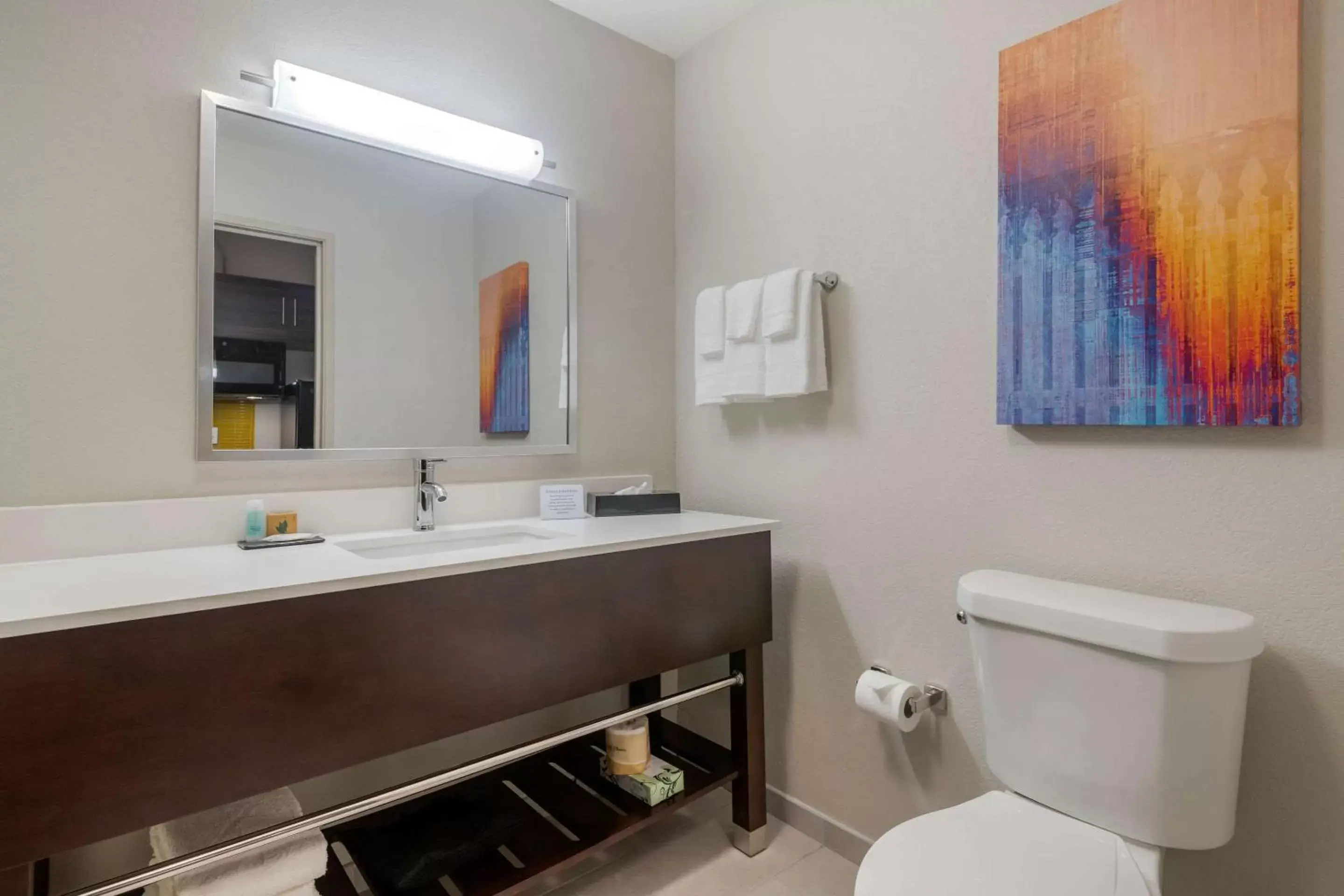 Bathroom in MainStay Suites Bricktown - near Medical Center