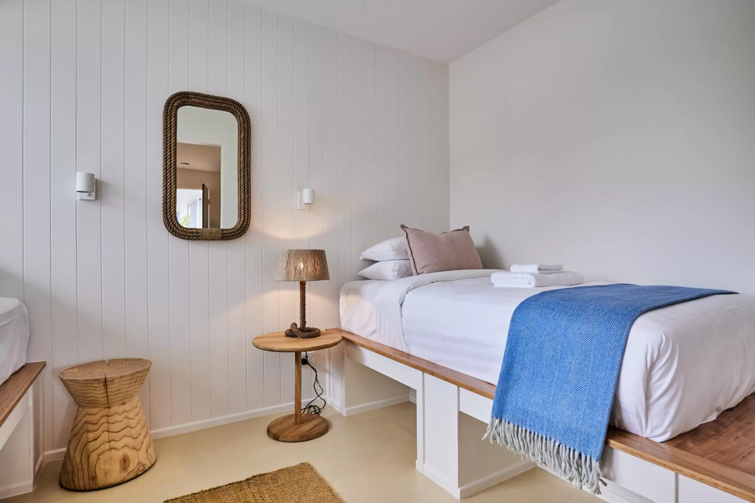 Bedroom, Bed in The Blue Water Motel