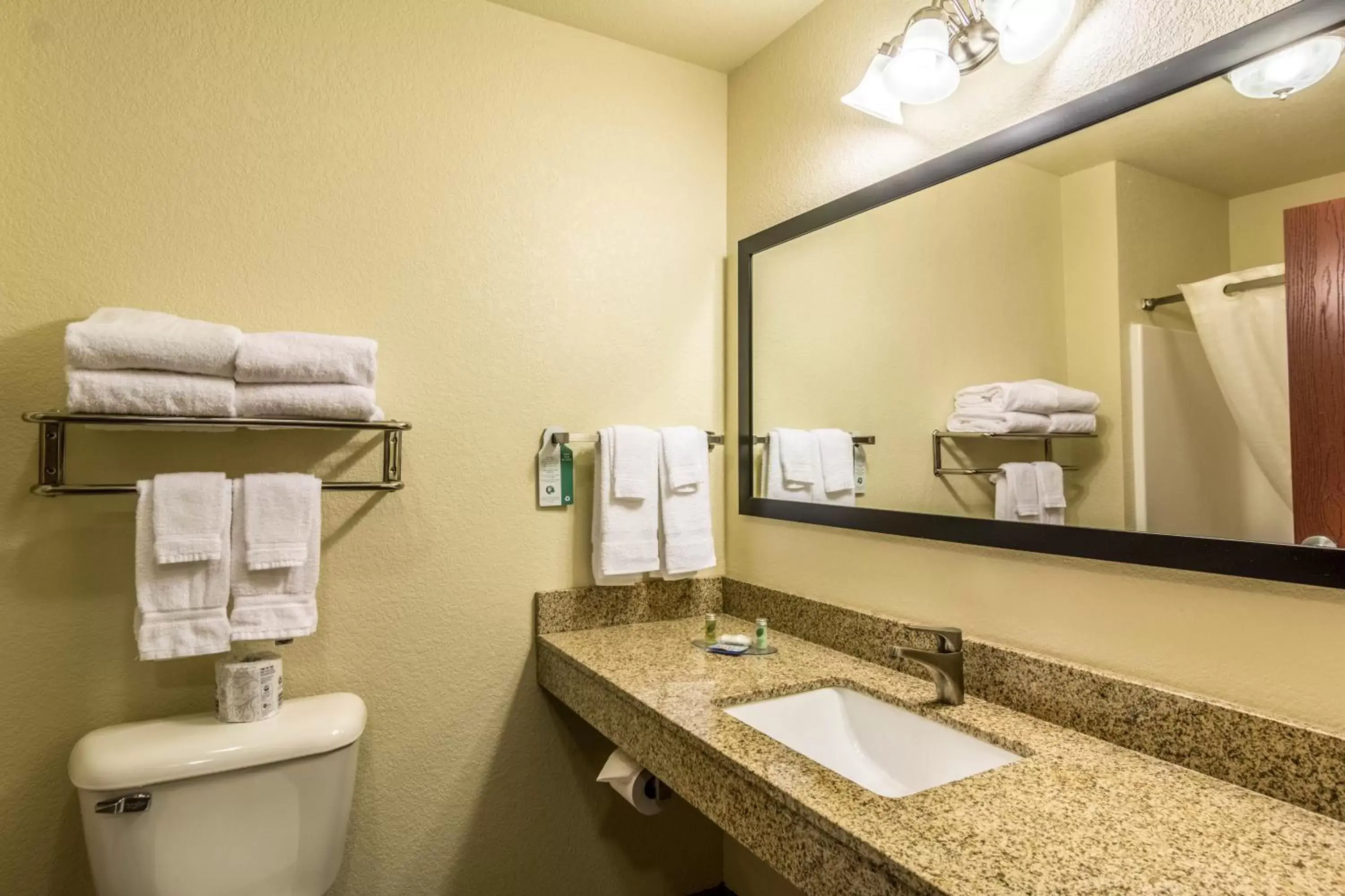 Toilet, Bathroom in Cobblestone Hotel & Suites - Devils Lake