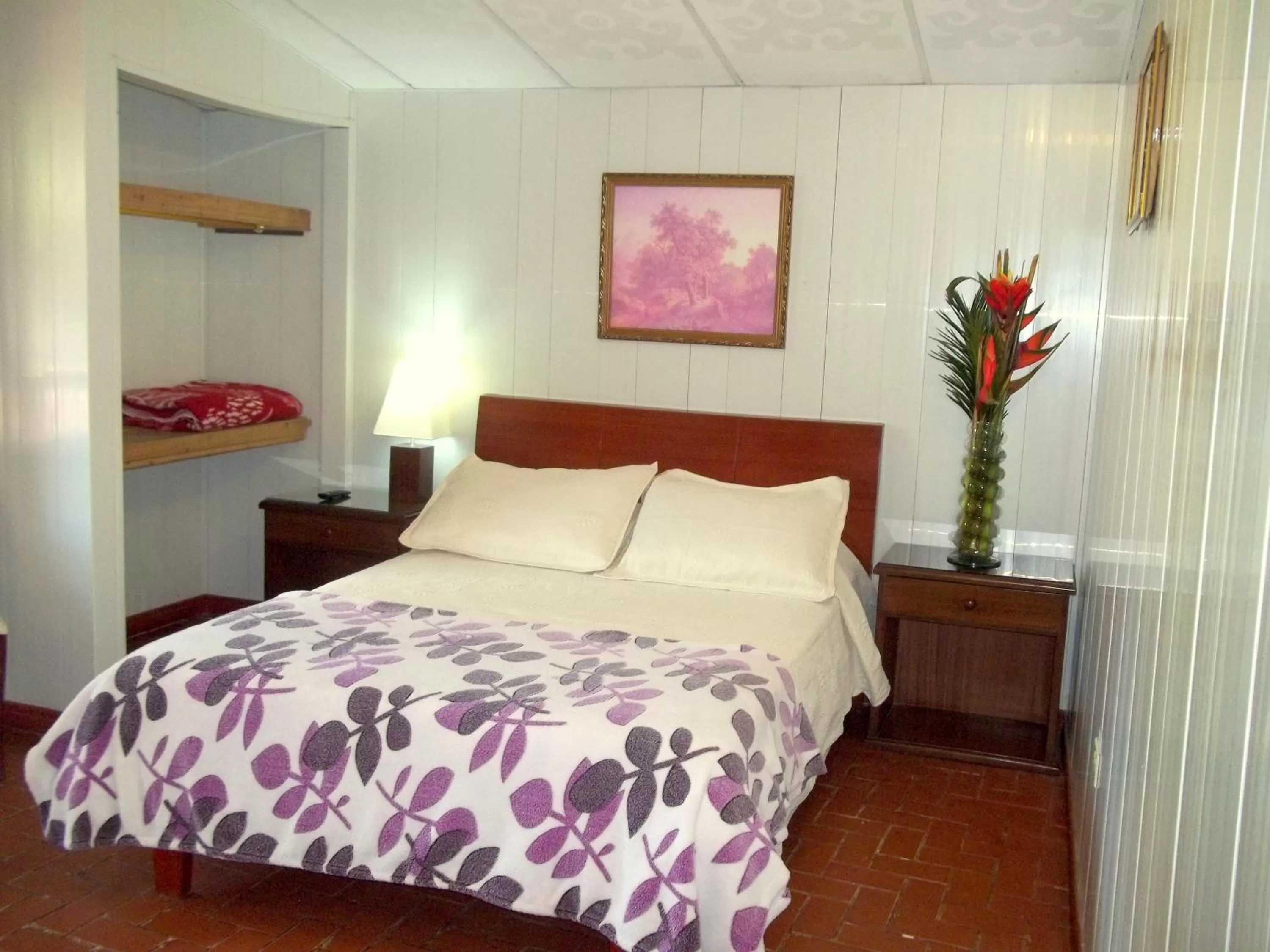 Bed in Cabañas Las Bifloras