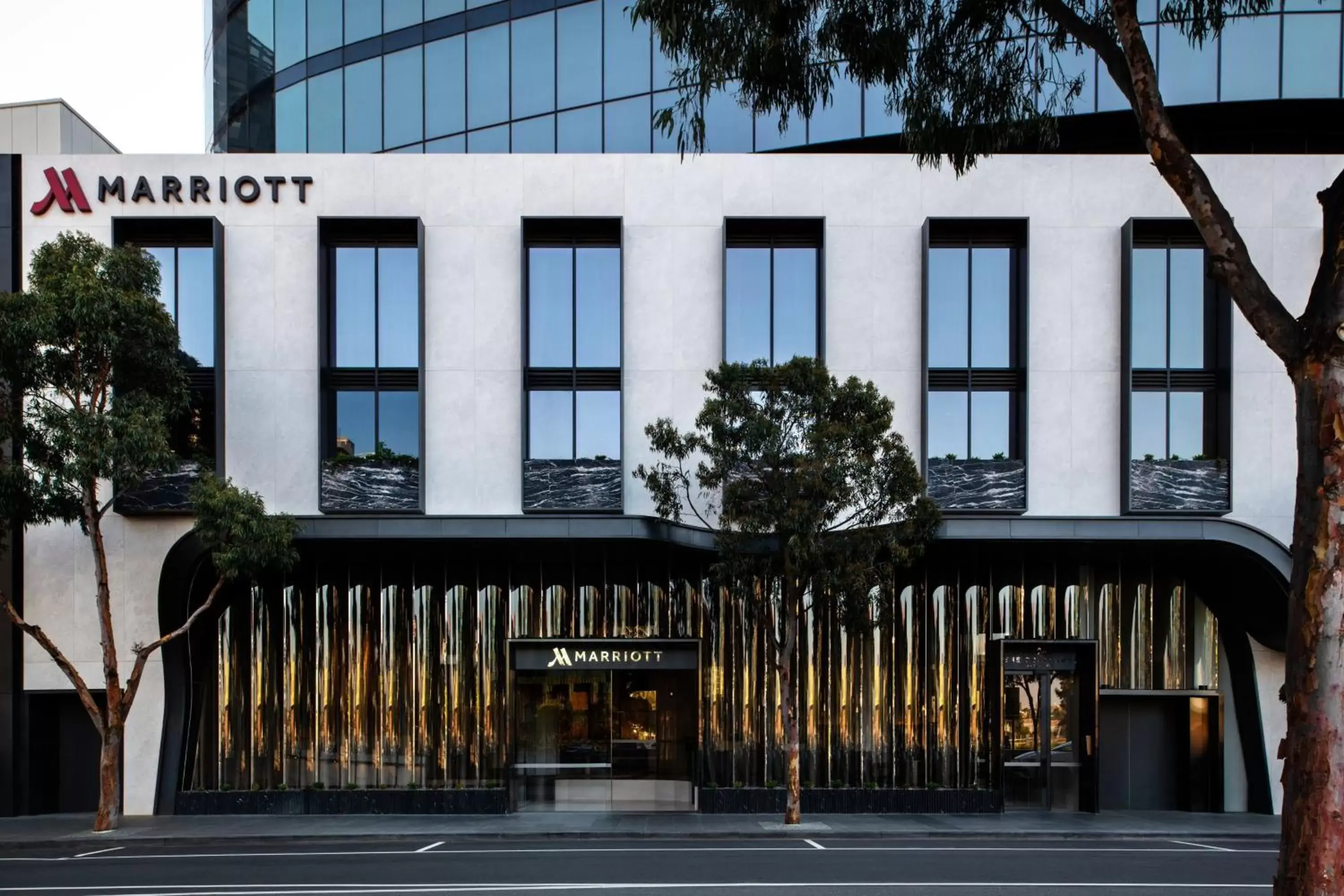 Property Building in Melbourne Marriott Hotel Docklands