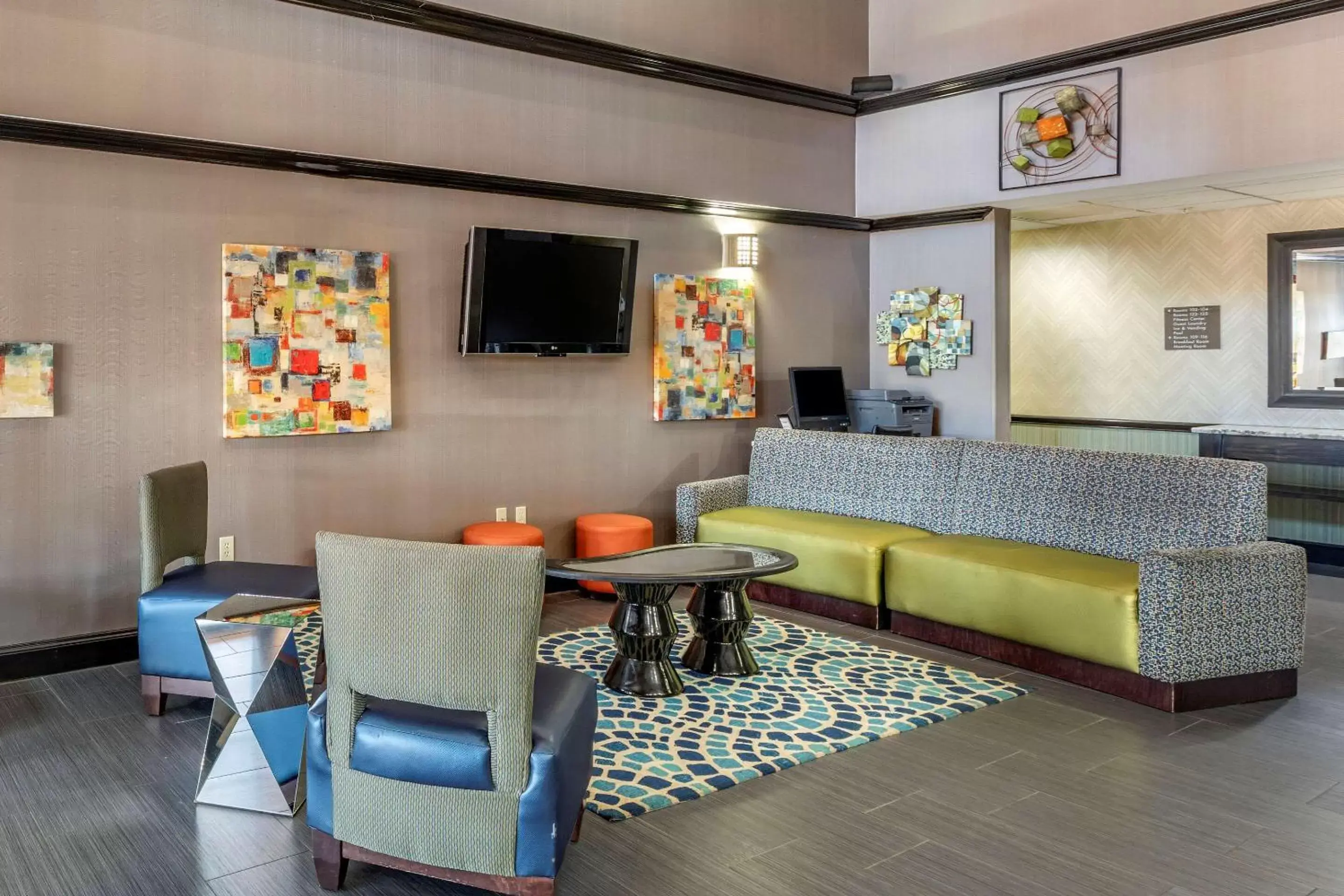 Lobby or reception in Comfort Inn & Suites Pauls Valley - City Lake