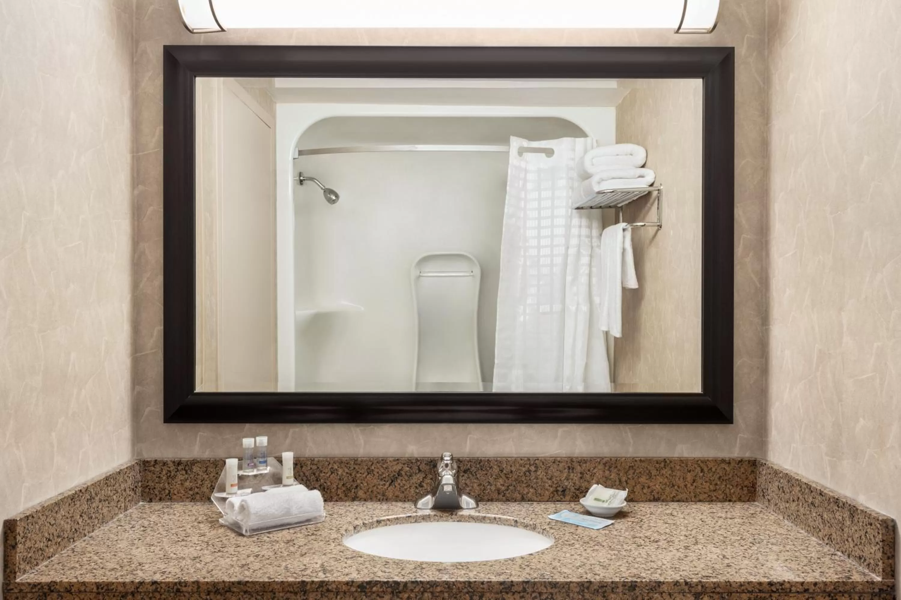 Shower in Royal Hotel West Edmonton, Trademark Collection by Wyndham