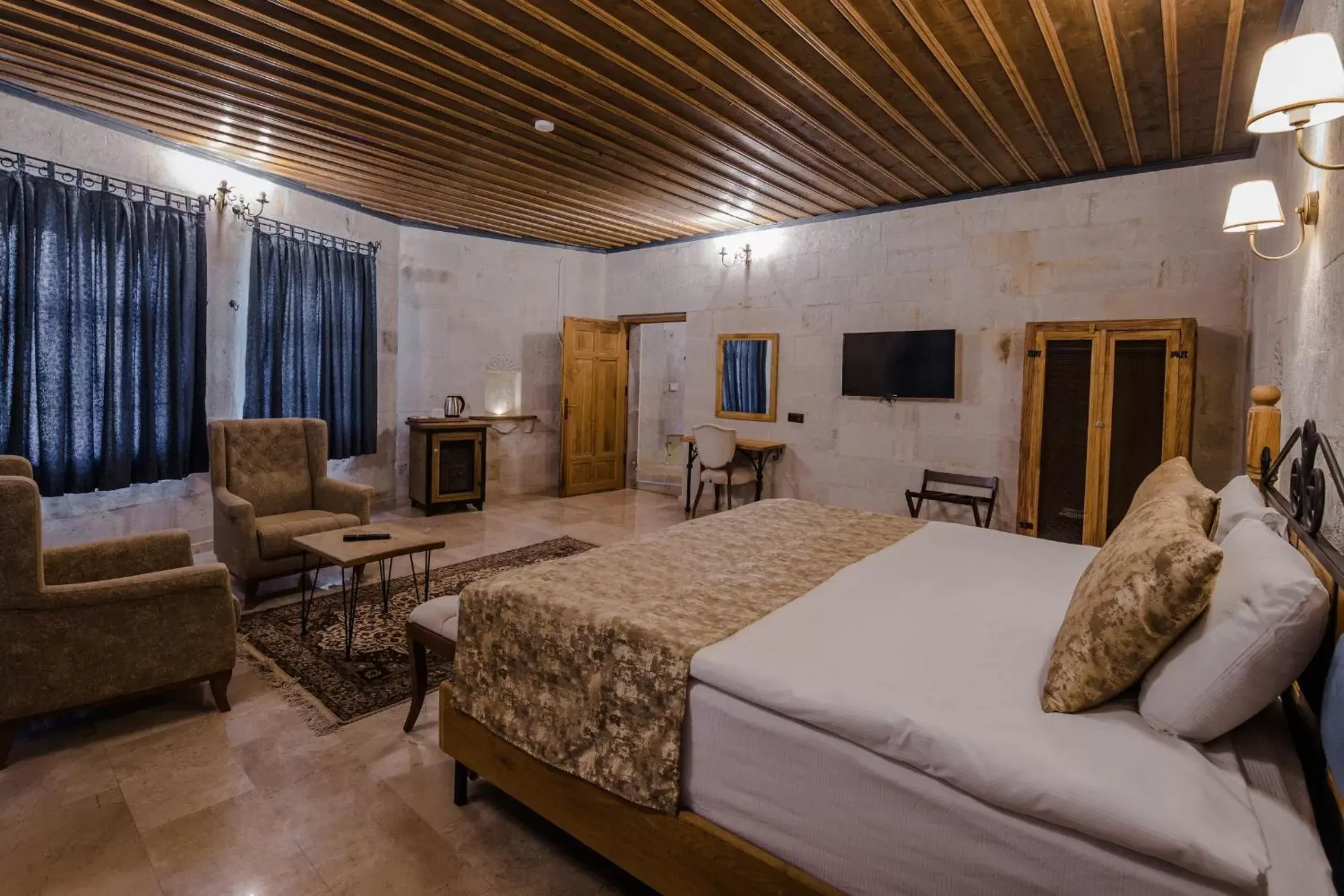 Living room in Lunar Cappadocia Hotel