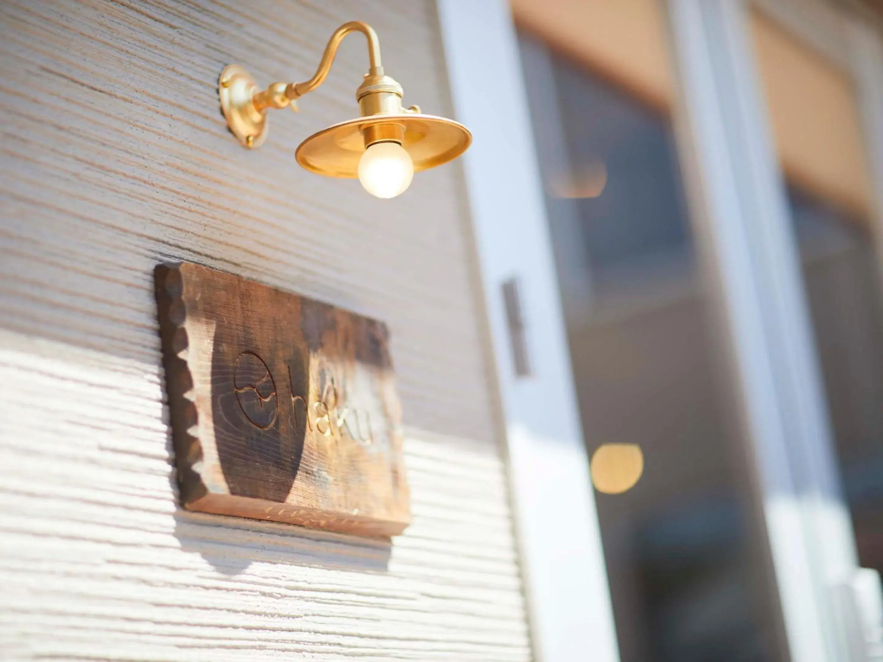 Facade/entrance in haku hostel Facade/entrance in haku hostel