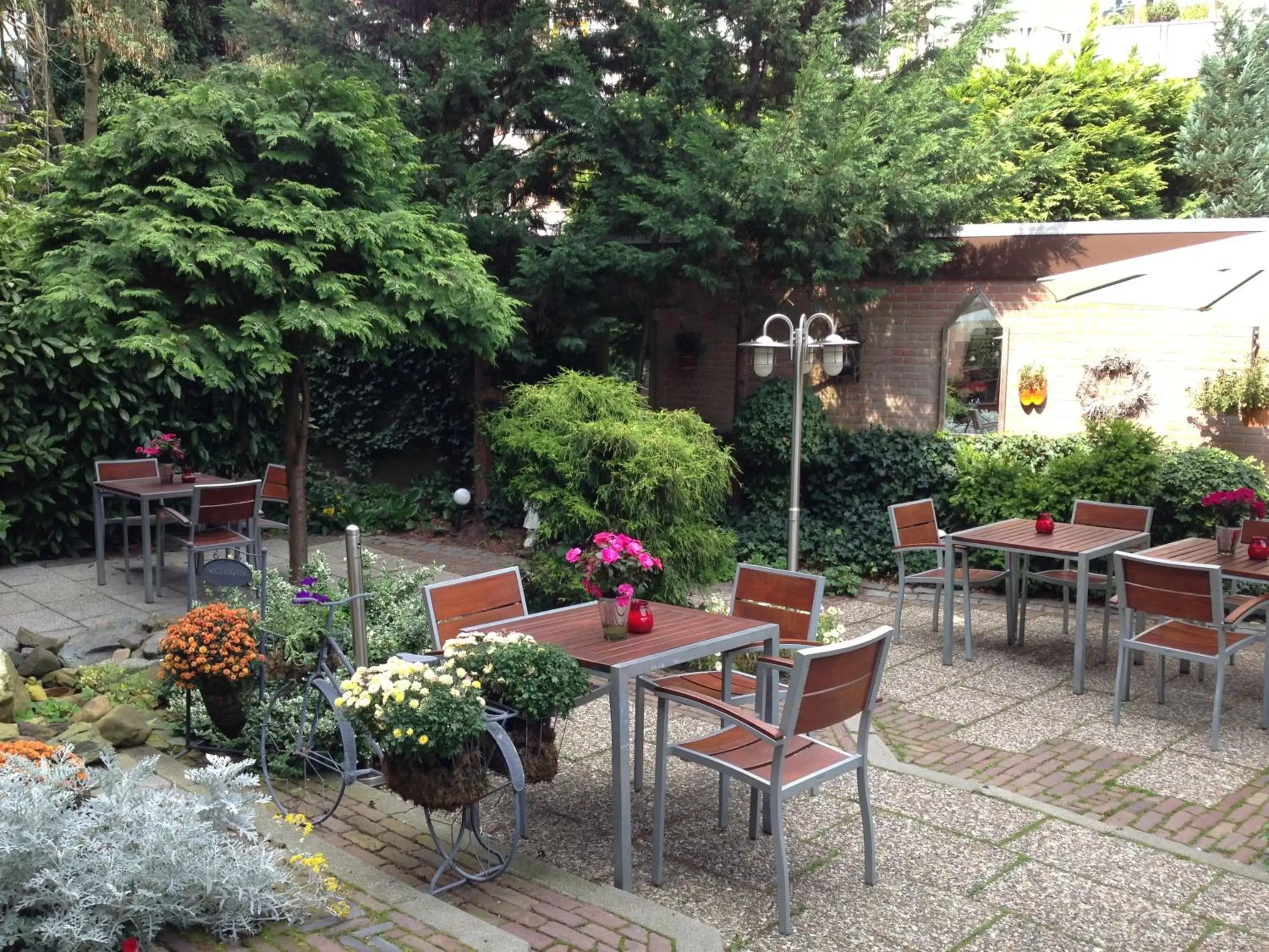 Garden in Hotel Van Walsum