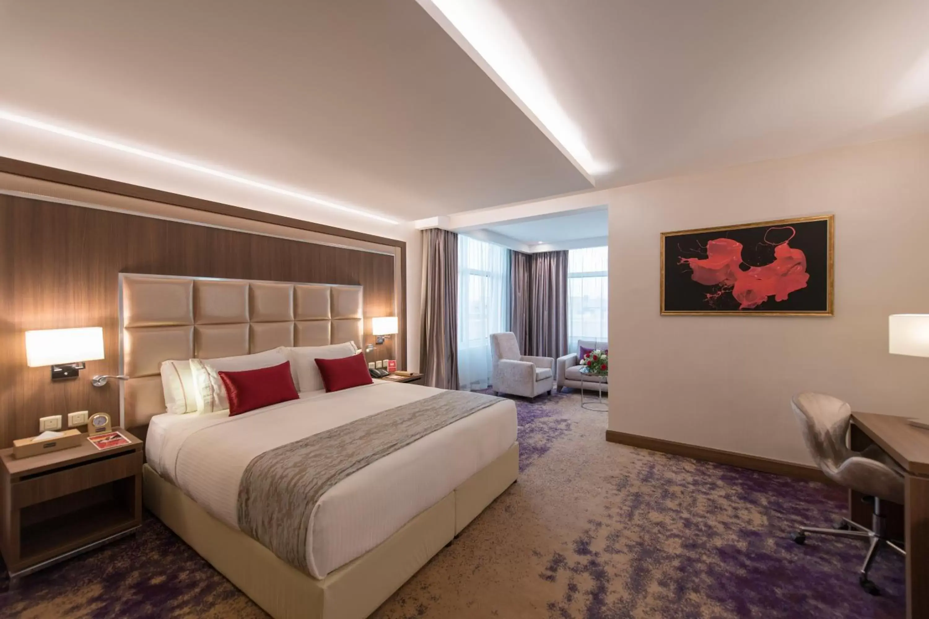 Bedroom, Bed in Ramada by Wyndham Continental Jeddah