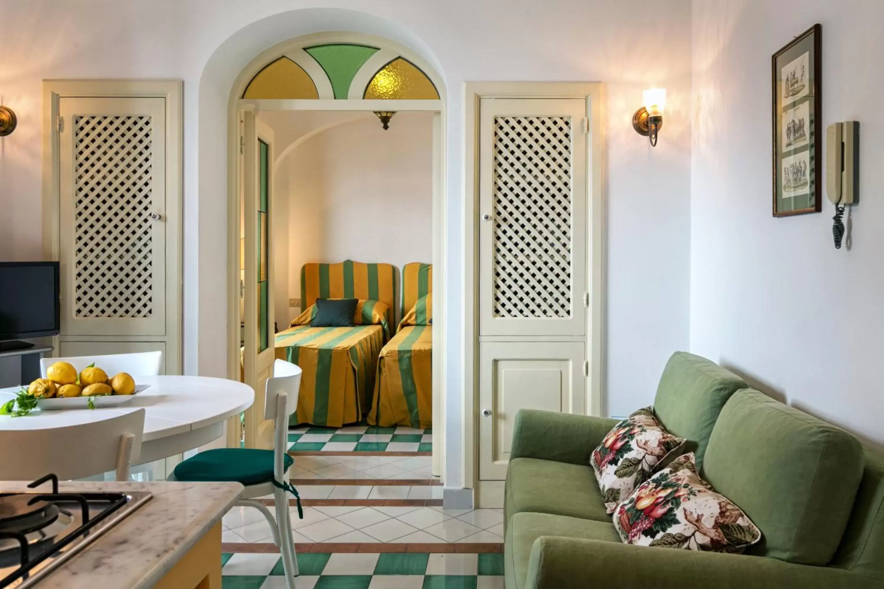 Living room, Seating Area in Palazzo Margherita