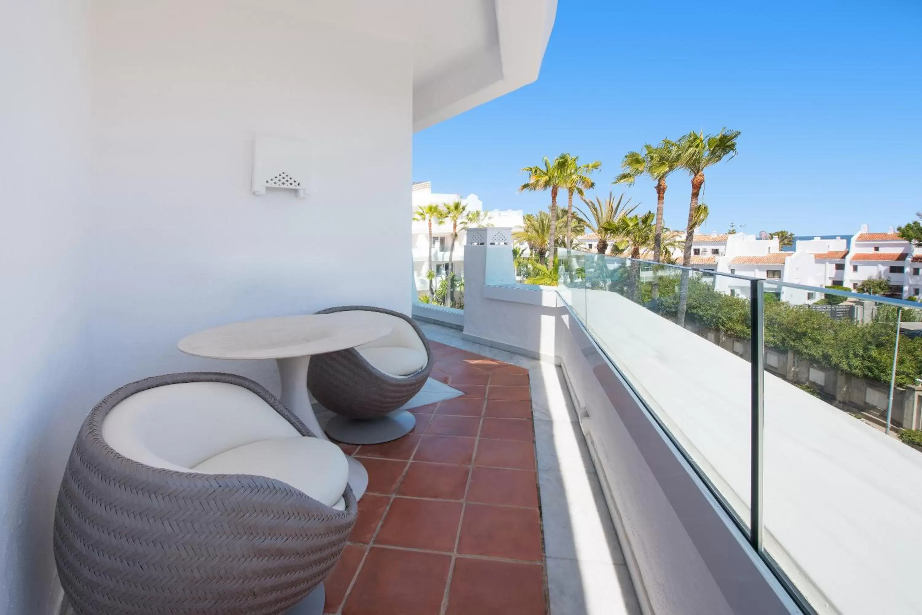 View (from property/room), Balcony/Terrace in Iberostar Selection Marbella Coral Beach