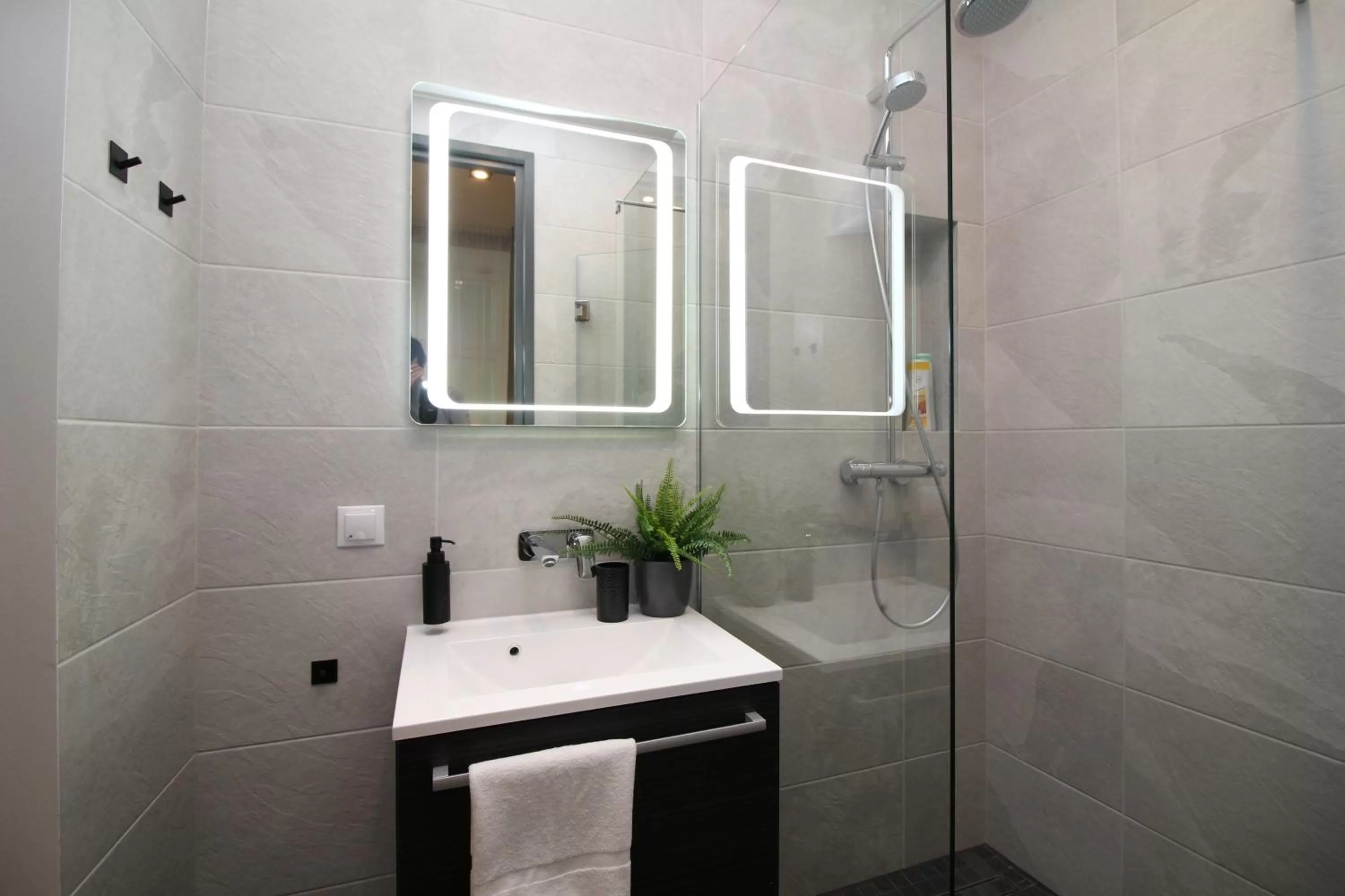 Shower in Tallinn City Apartments Old Town Suites