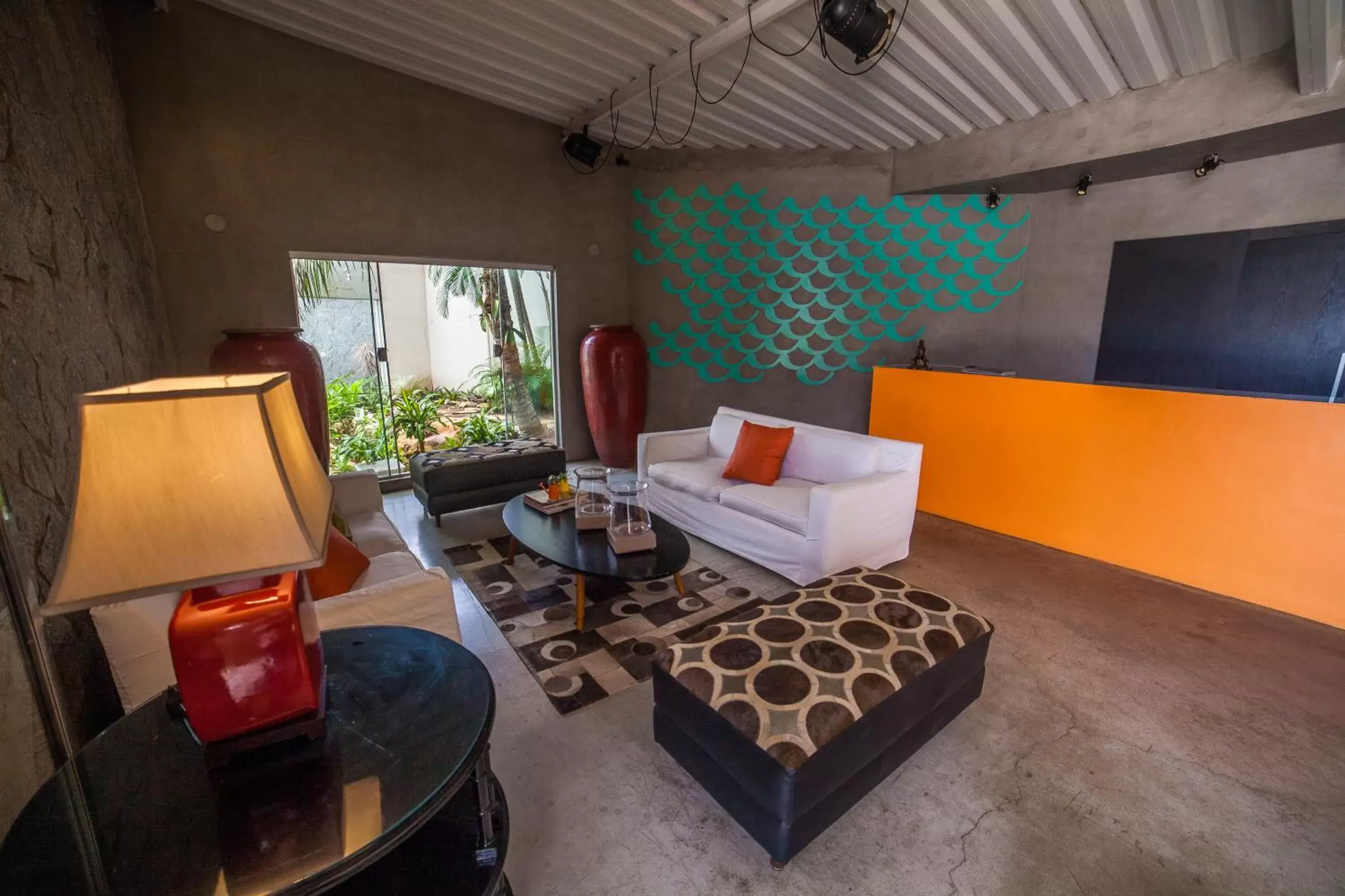 Lobby or reception, Seating Area in Armação dos Búzios Pousada Design