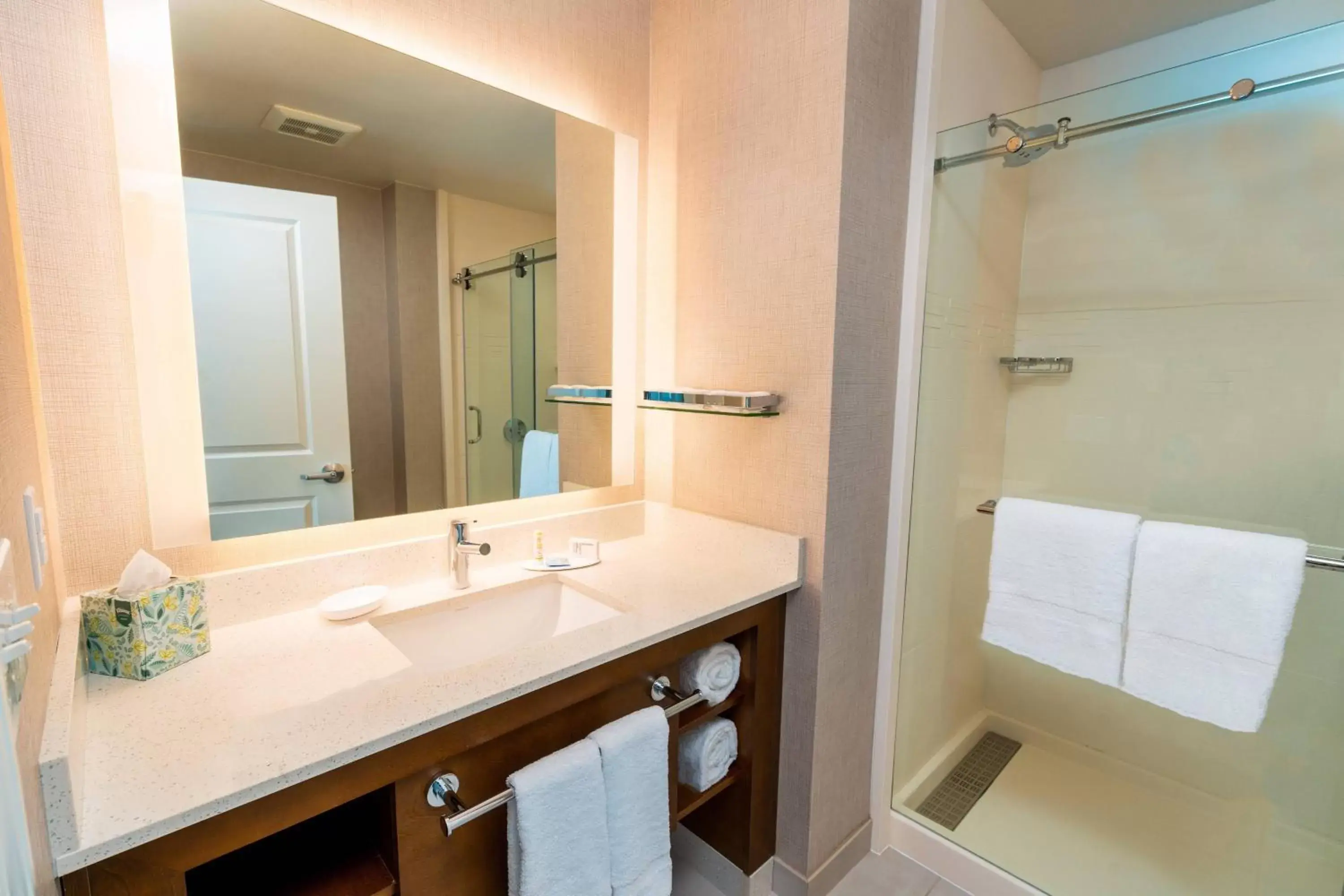 Bathroom in Residence Inn Upper Marlboro Joint Base Andrews